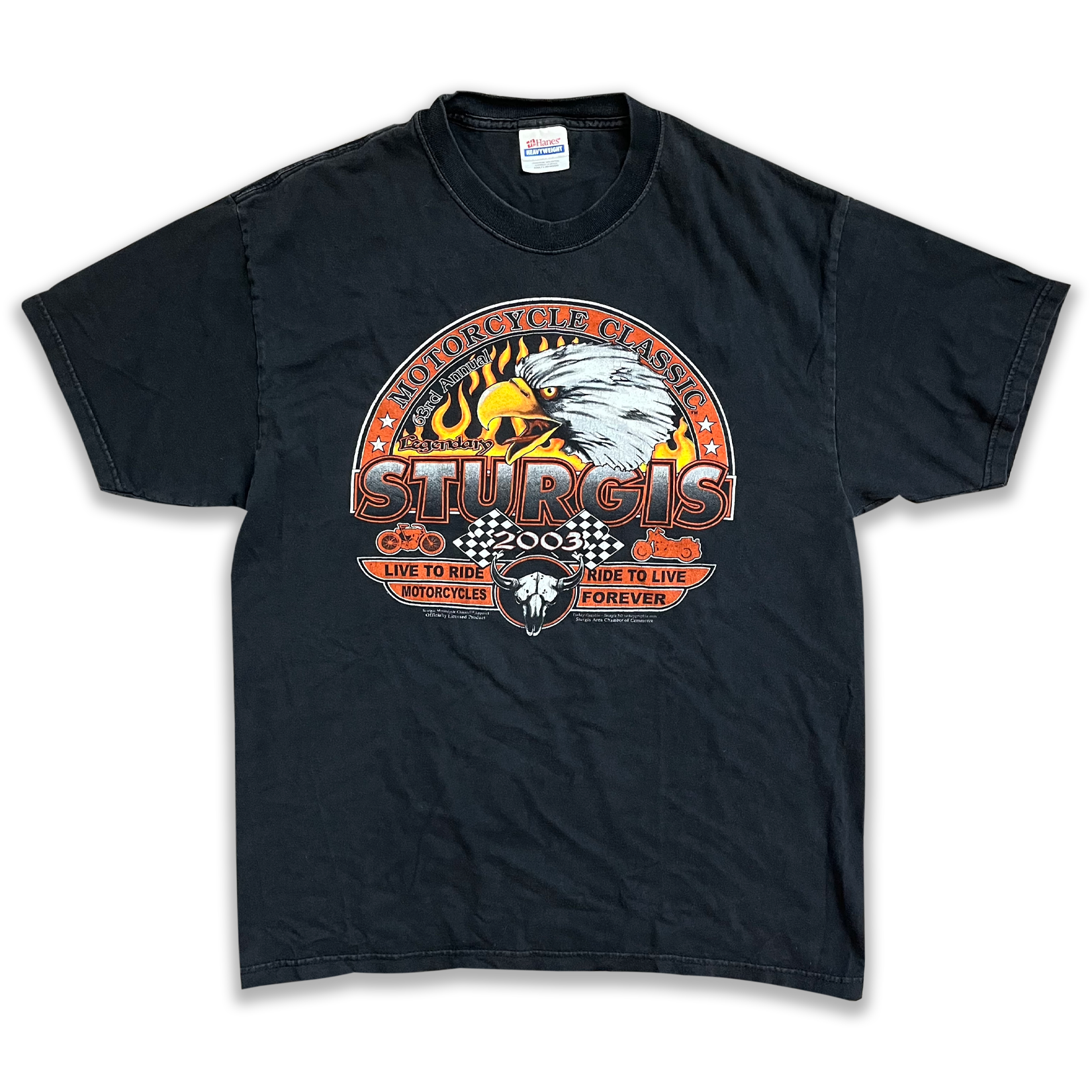 Vintage 2003 Sturgis Motorcycle Rally Tee