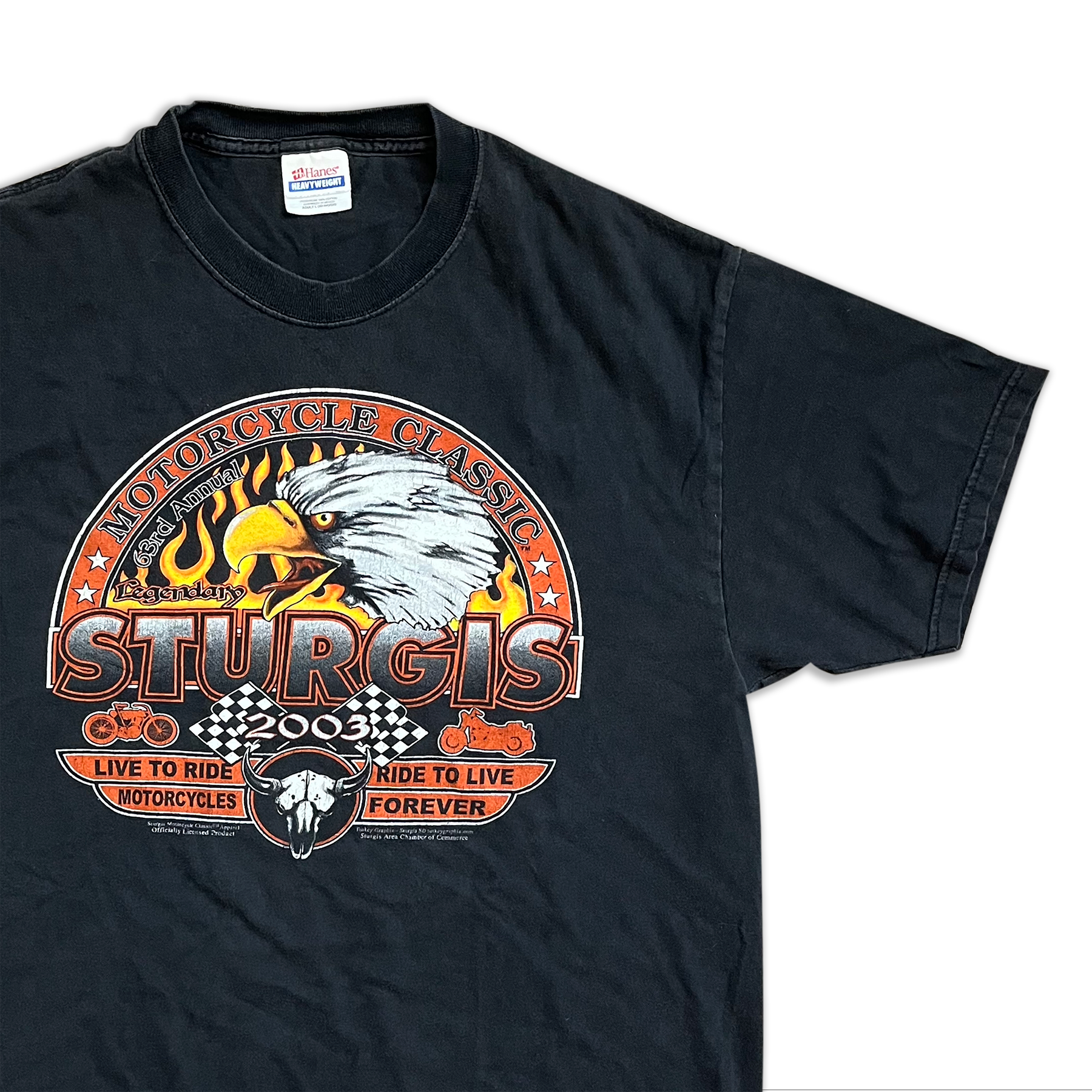 Vintage 2003 Sturgis Motorcycle Rally Tee