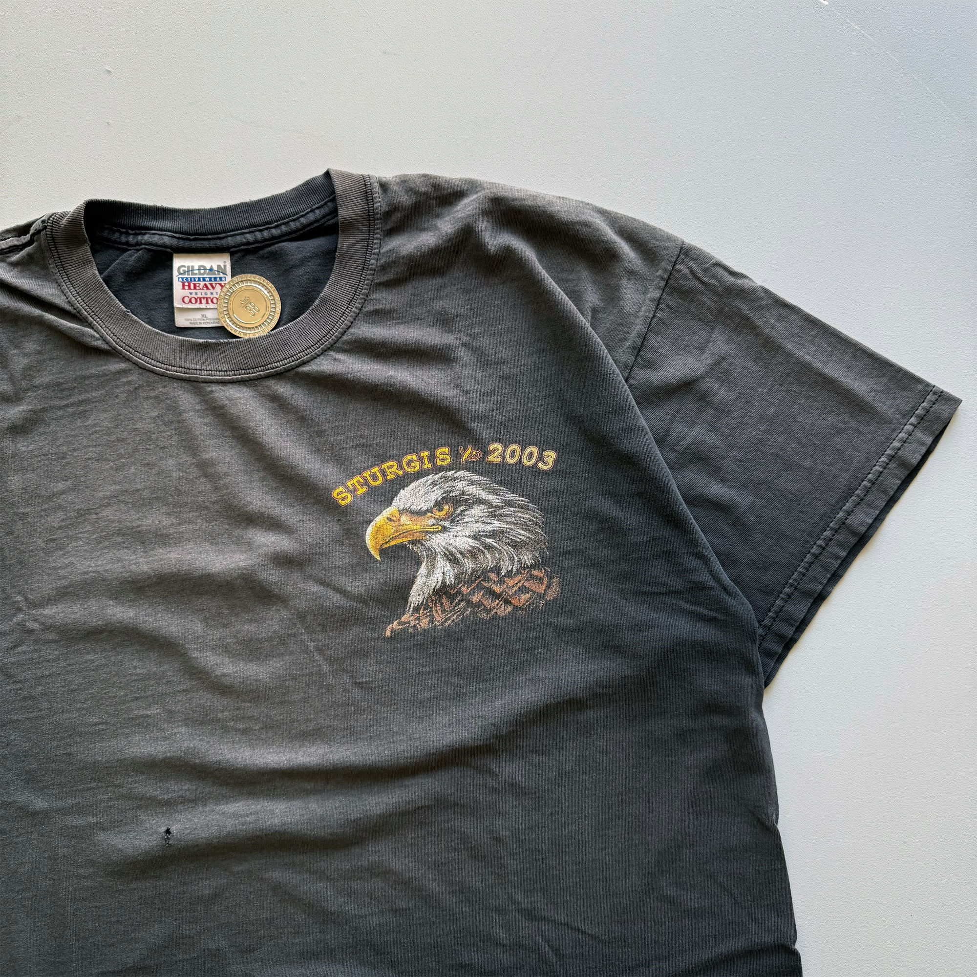 Vintage 2003 Sturgis Motorcycle Fader Tee