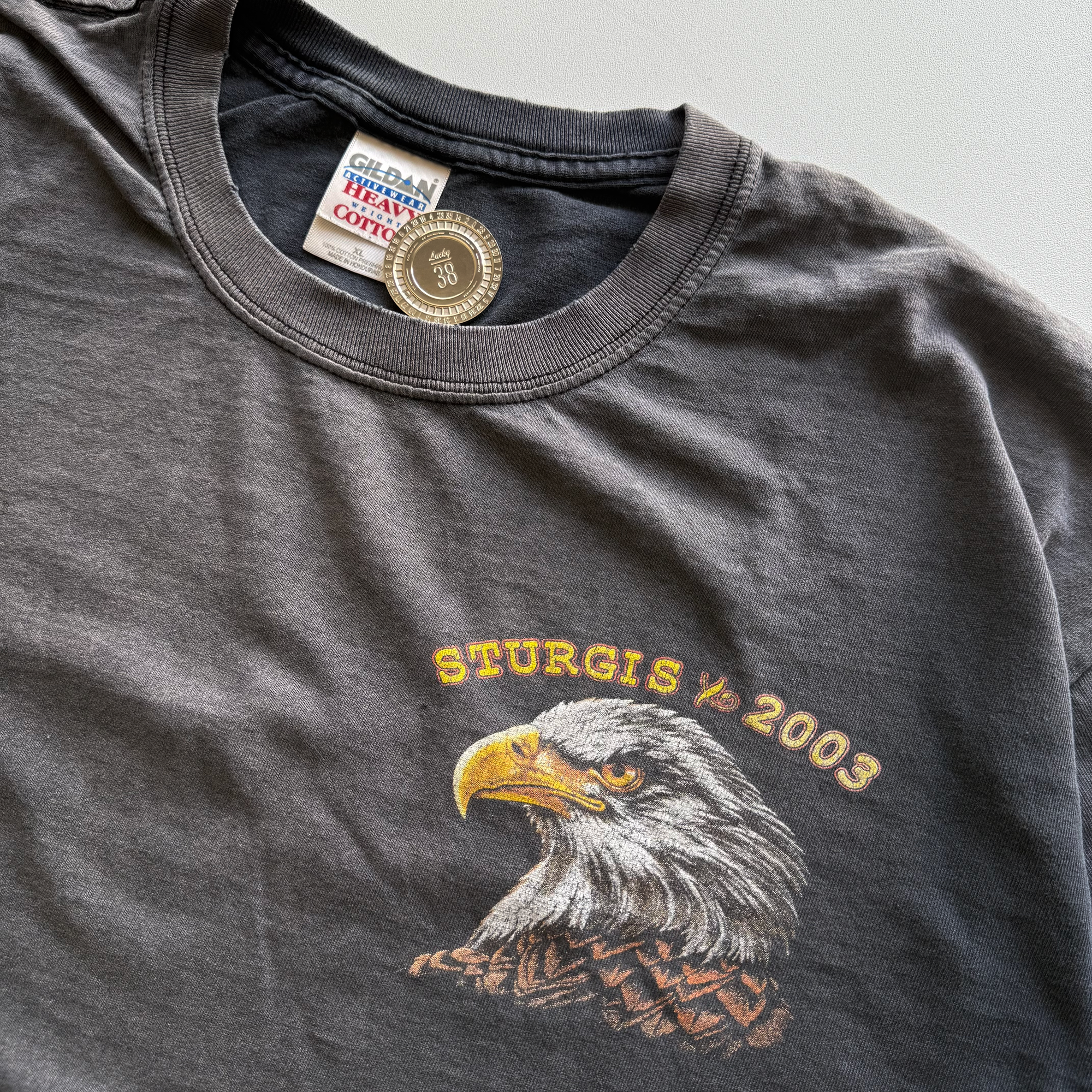 Vintage 2003 Sturgis Motorcycle Fader Tee