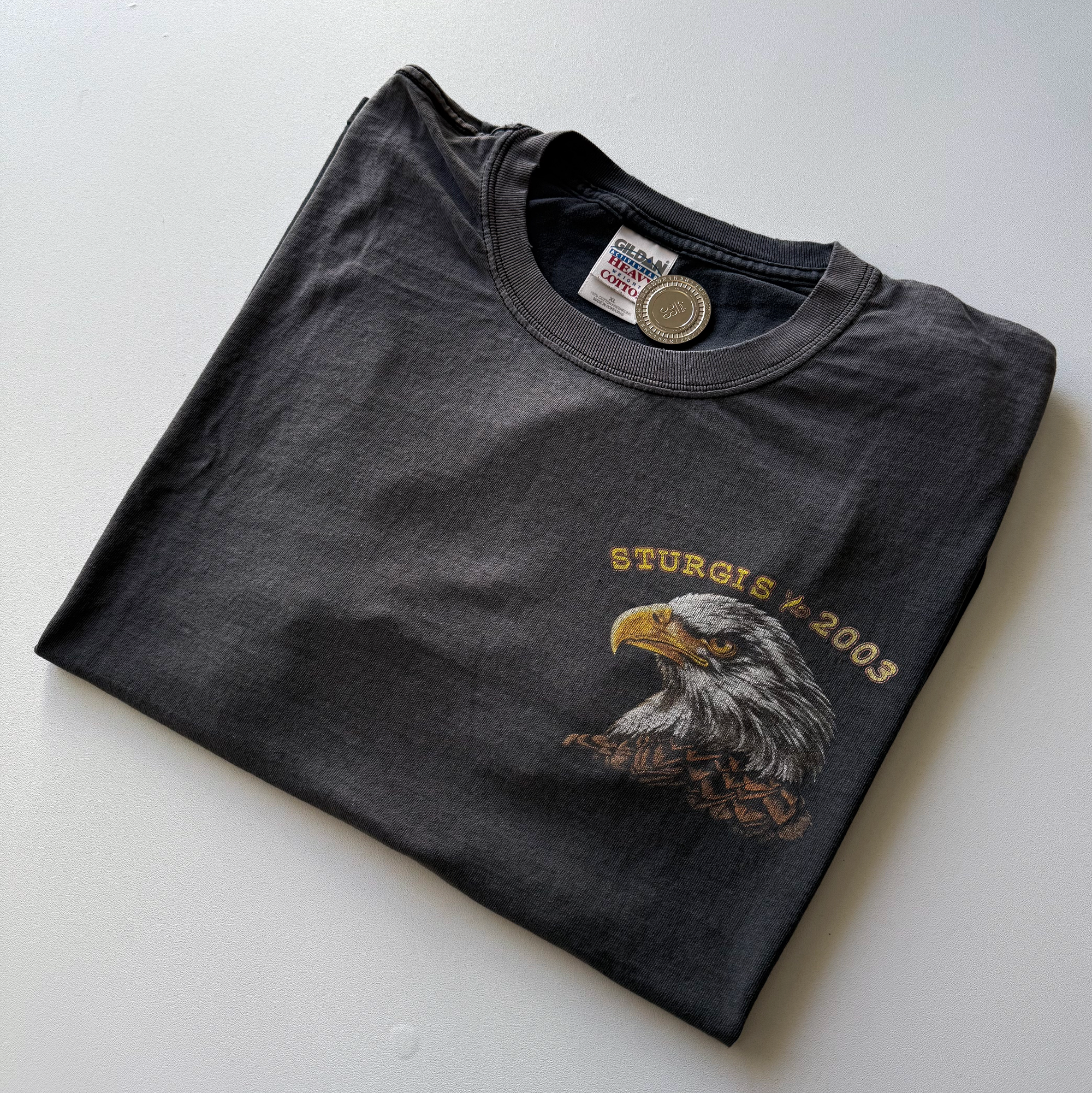 Vintage 2003 Sturgis Motorcycle Fader Tee