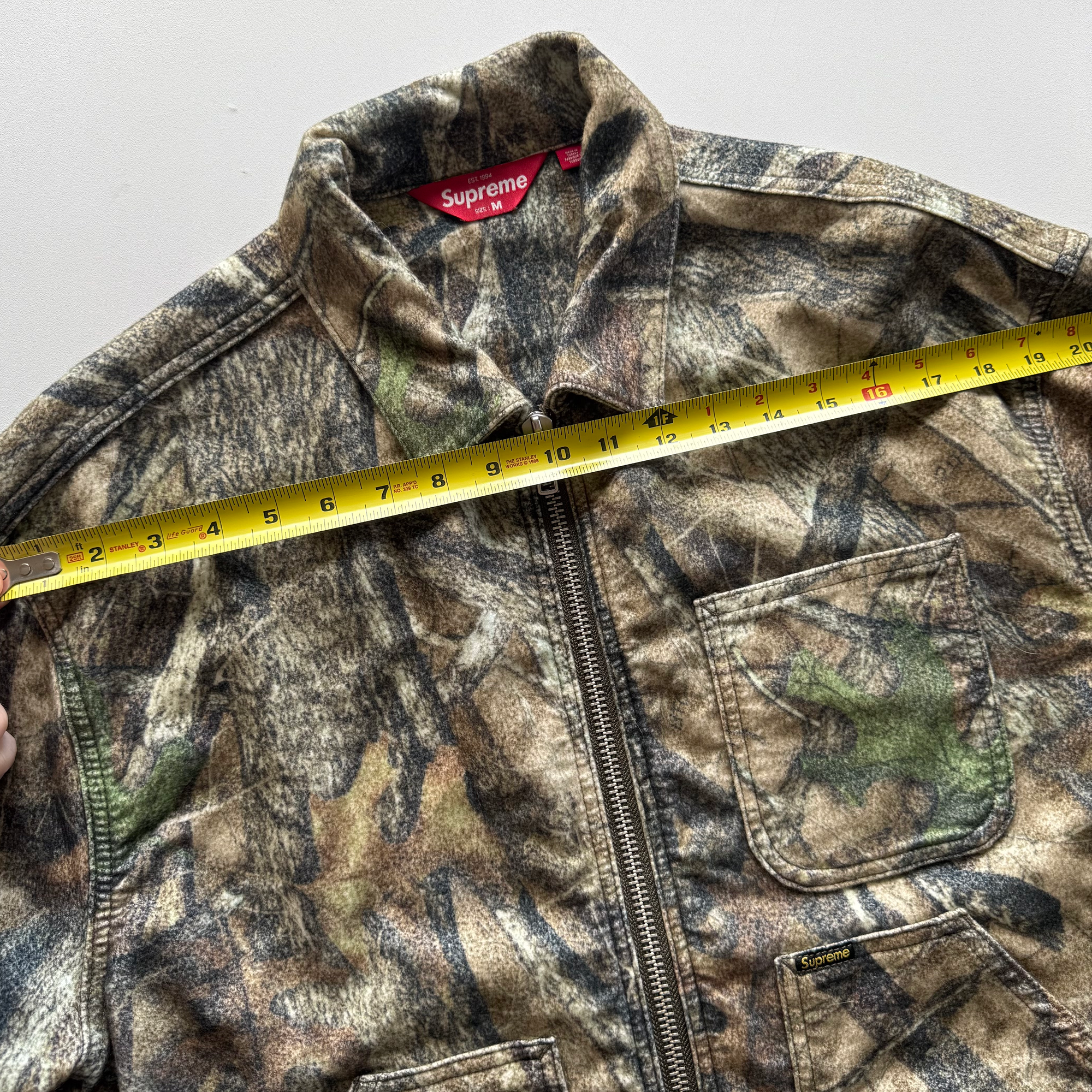 Supreme FW23 Camo Moleskin Work Jacket