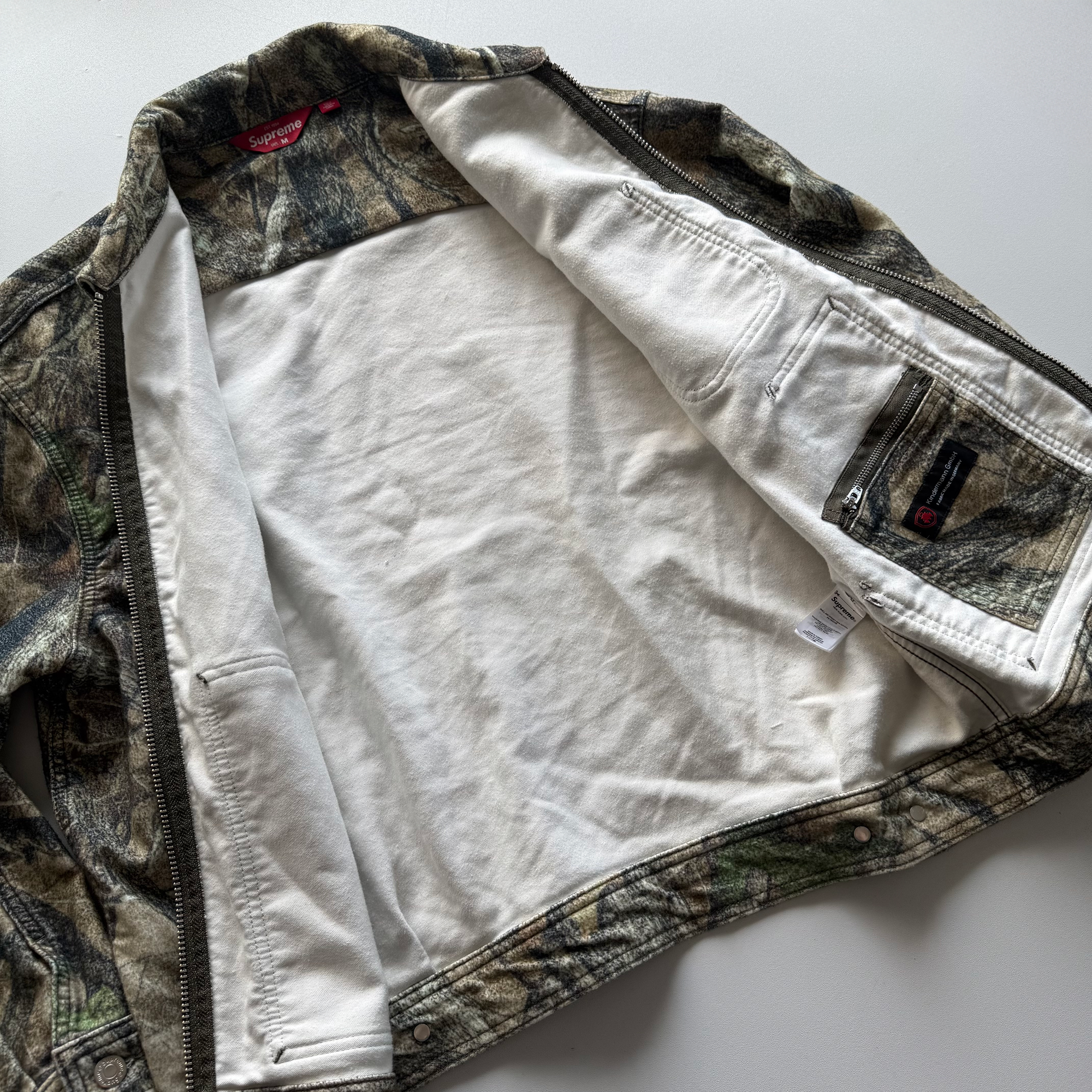 Supreme FW23 Camo Moleskin Work Jacket