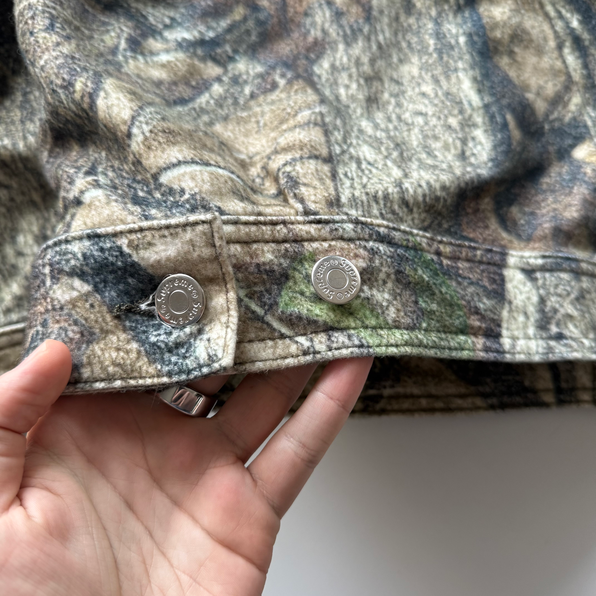 Supreme FW23 Camo Moleskin Work Jacket