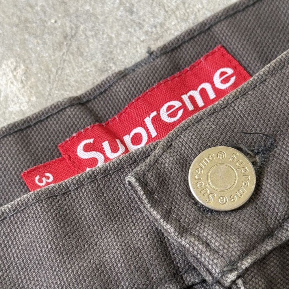 Supreme FW98 Carhartt Rip Double Knee Carpenter Pants