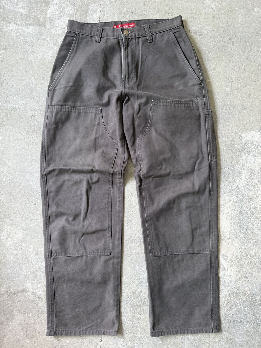 Supreme FW98 Carhartt Rip Double Knee Carpenter Pants