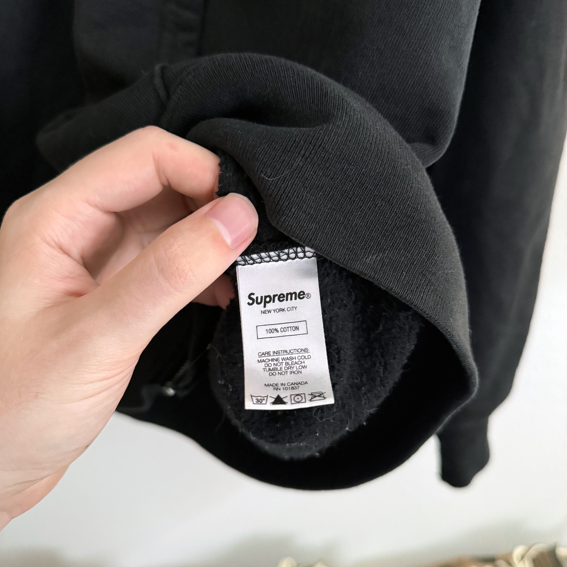 Supreme FW17 Gonz Ramm Zip Up Sweatshirt