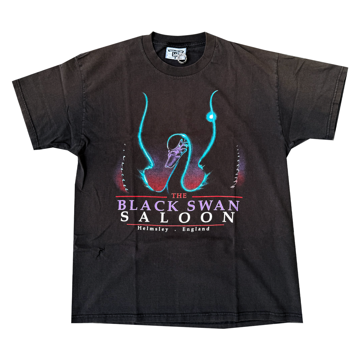 Vintage 1996 Black Swan Saloon Tee