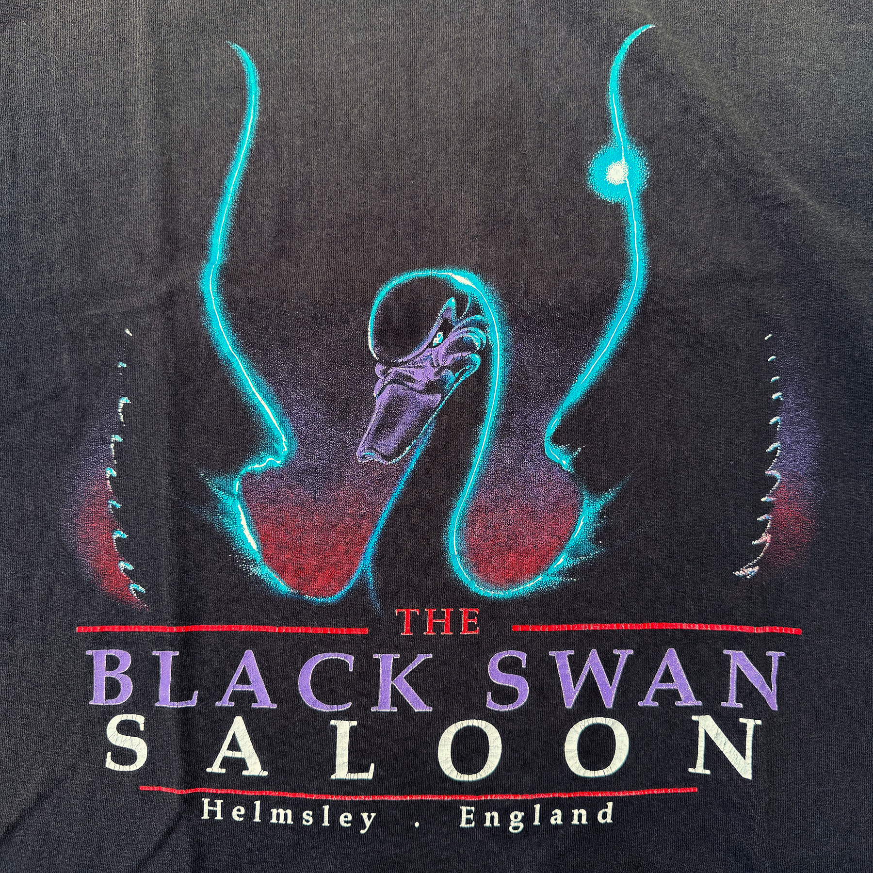 Vintage 1996 Black Swan Saloon Tee