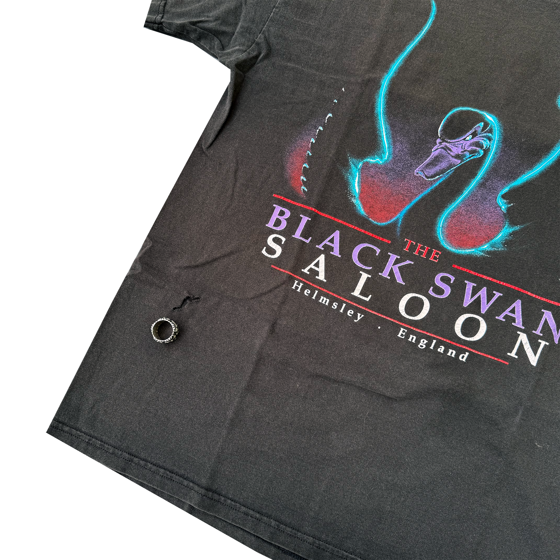 Vintage 1996 Black Swan Saloon Tee
