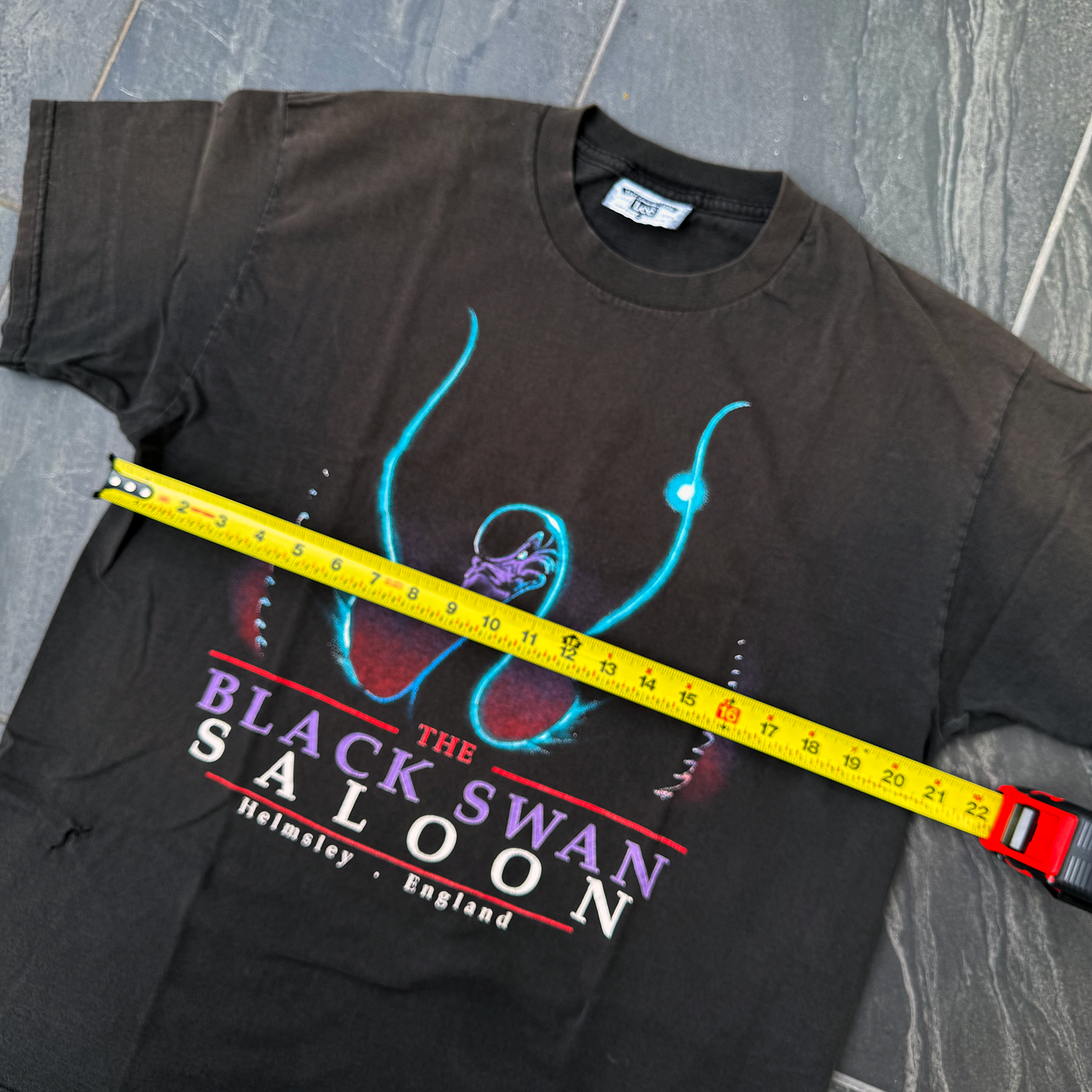 Vintage 1996 Black Swan Saloon Tee