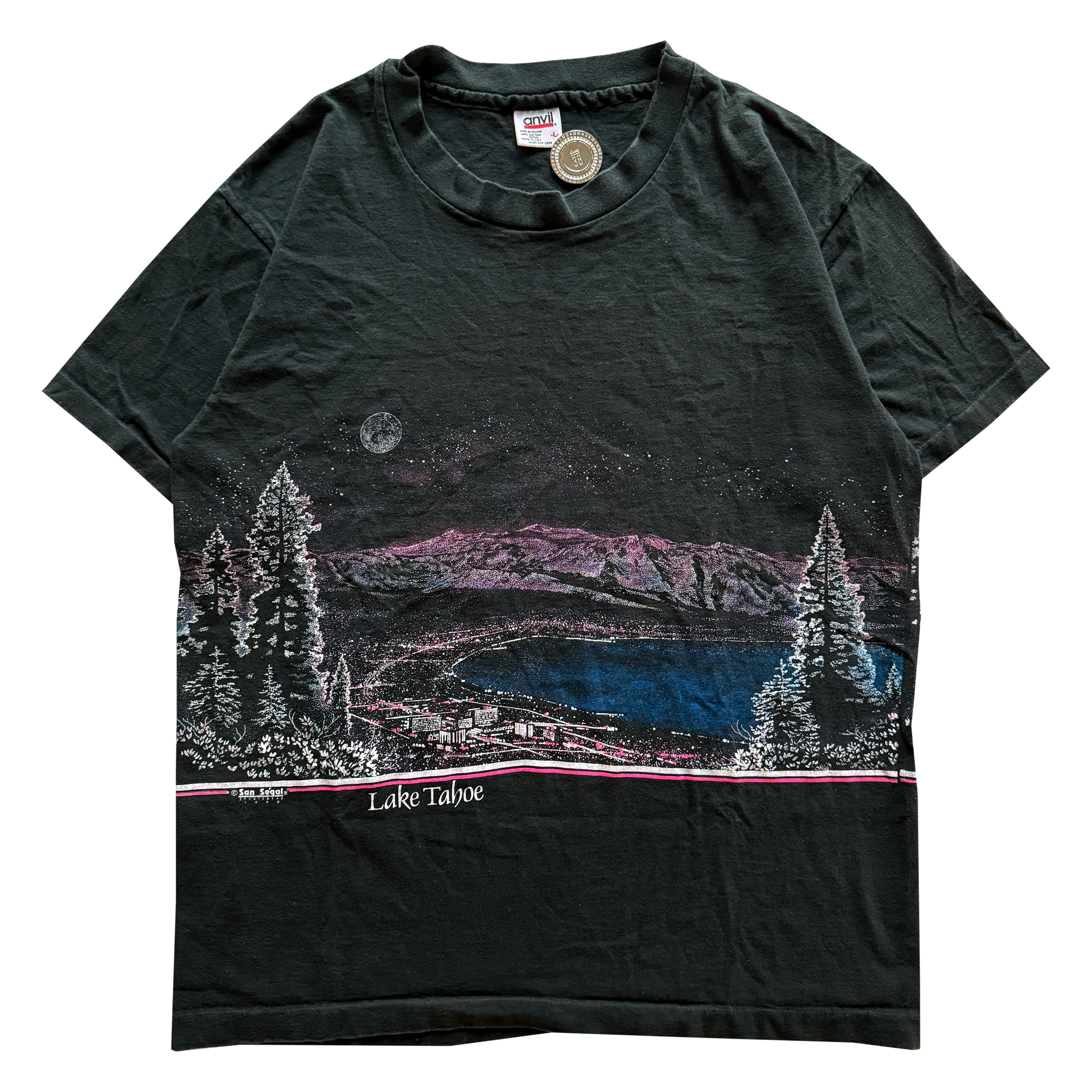 Vintage 1990 Lake Tahoe AOP Tee