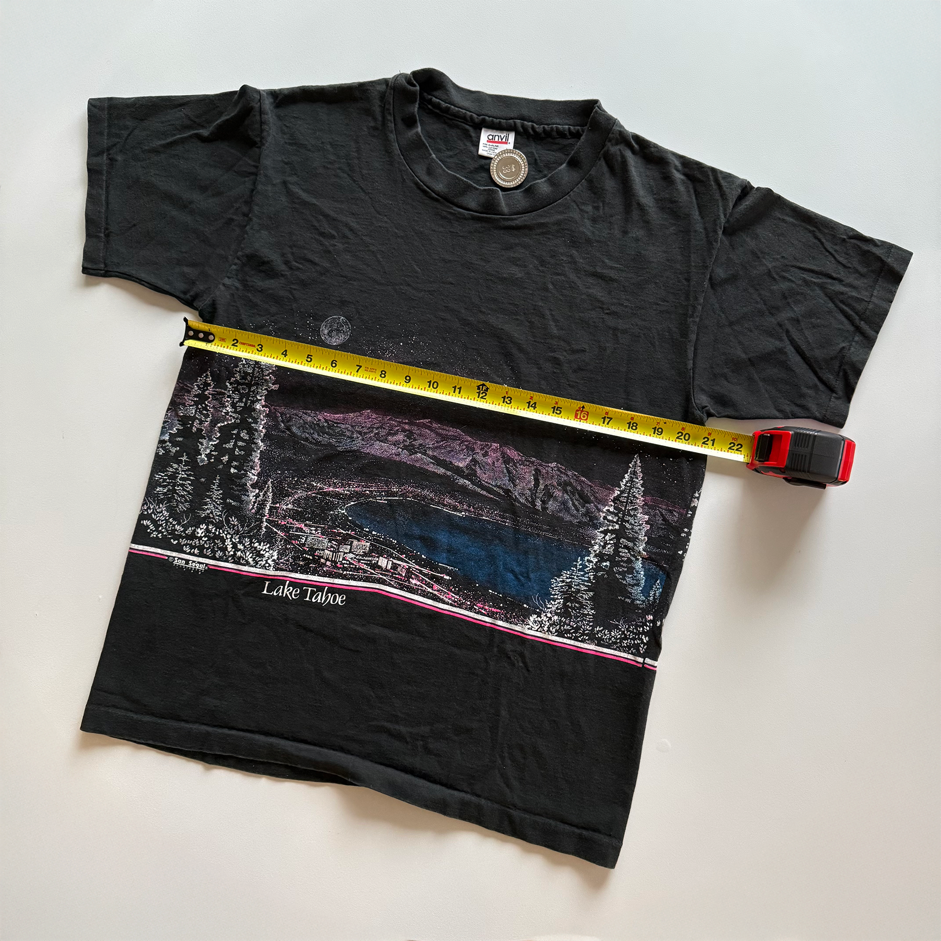 Vintage 1990 Lake Tahoe AOP Tee