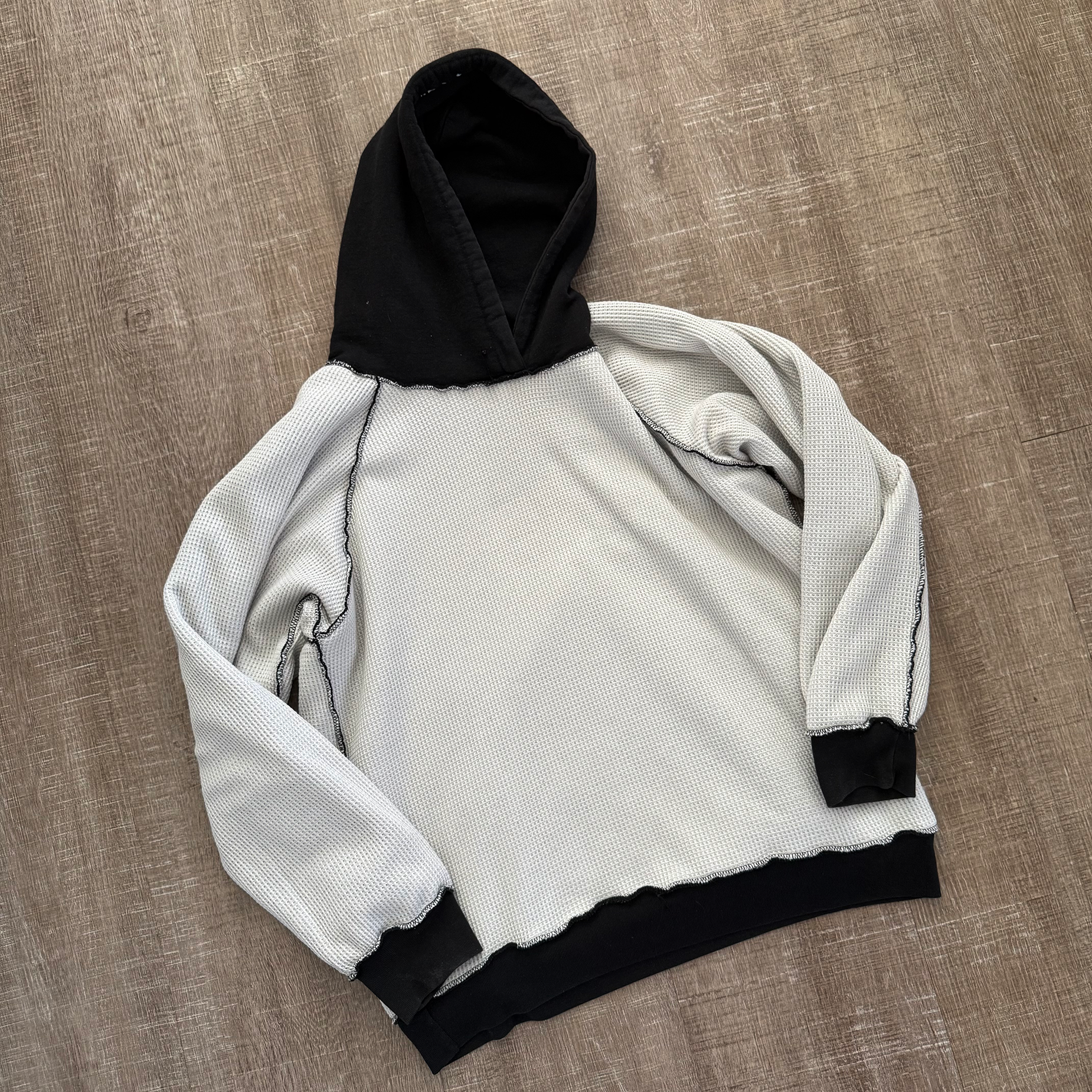 Chrome Hearts Vintage Horseshoe Thermal Sweatshirt Hoodie