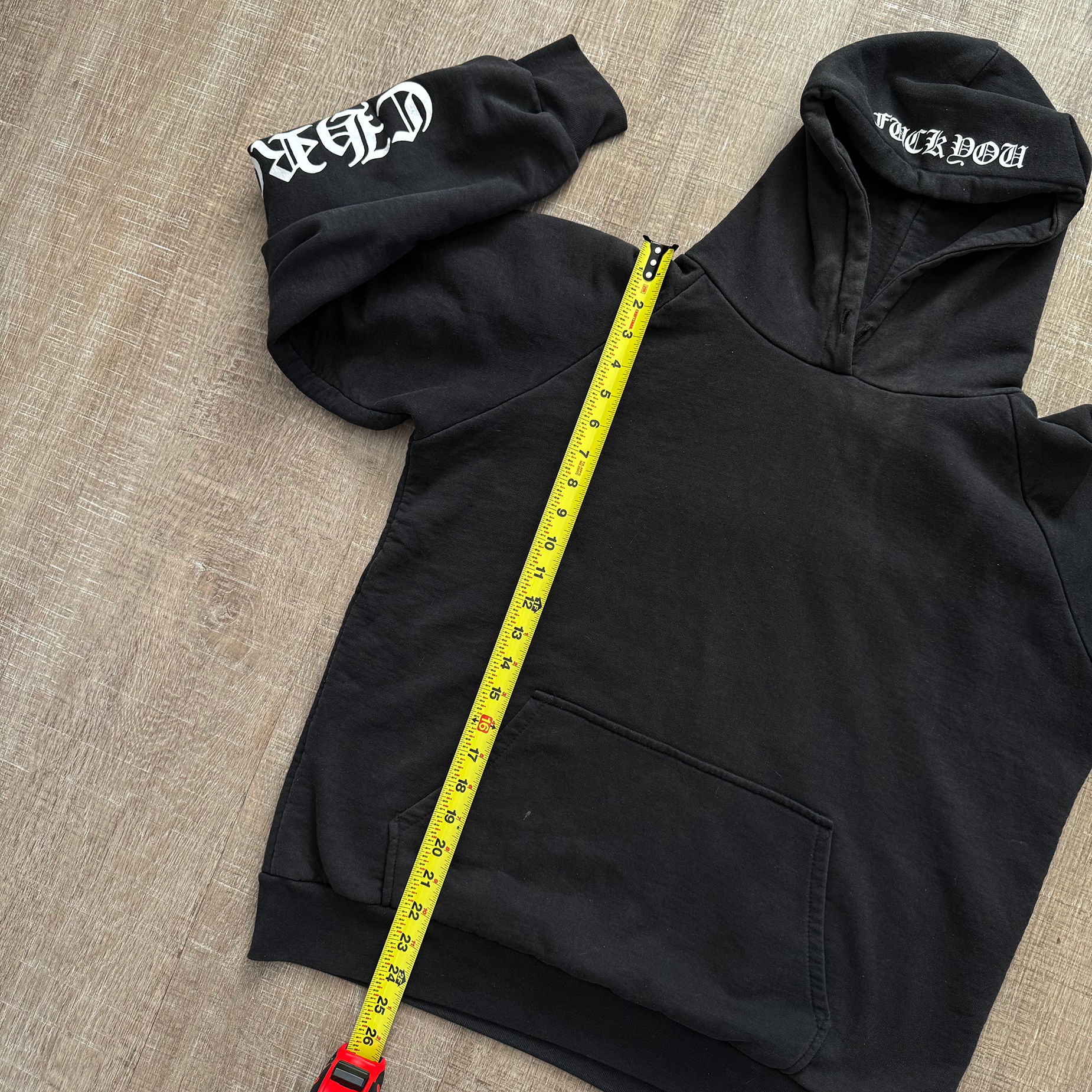 Chrome Hearts Vintage Horseshoe Thermal Sweatshirt Hoodie