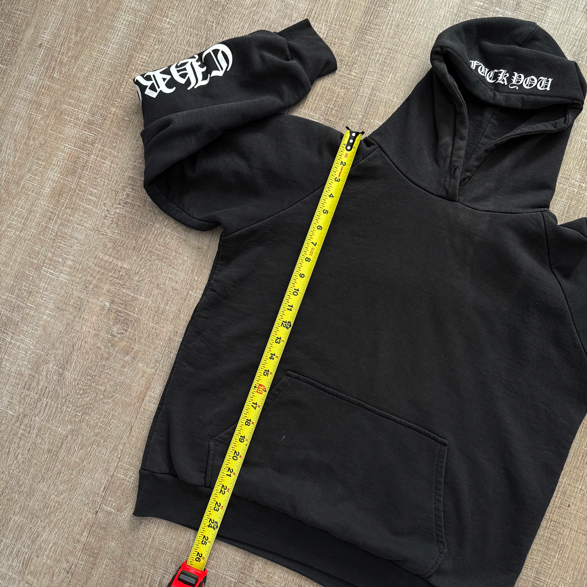 Chrome Hearts Vintage Horseshoe Thermal Sweatshirt Hoodie