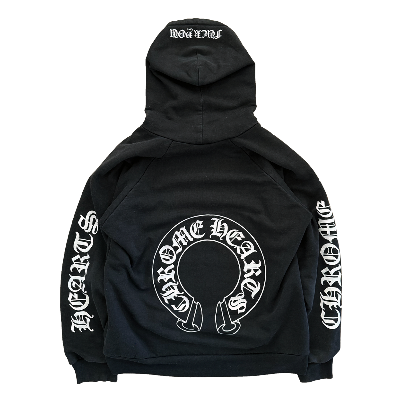Chrome Hearts Vintage Horseshoe Thermal Sweatshirt Hoodie