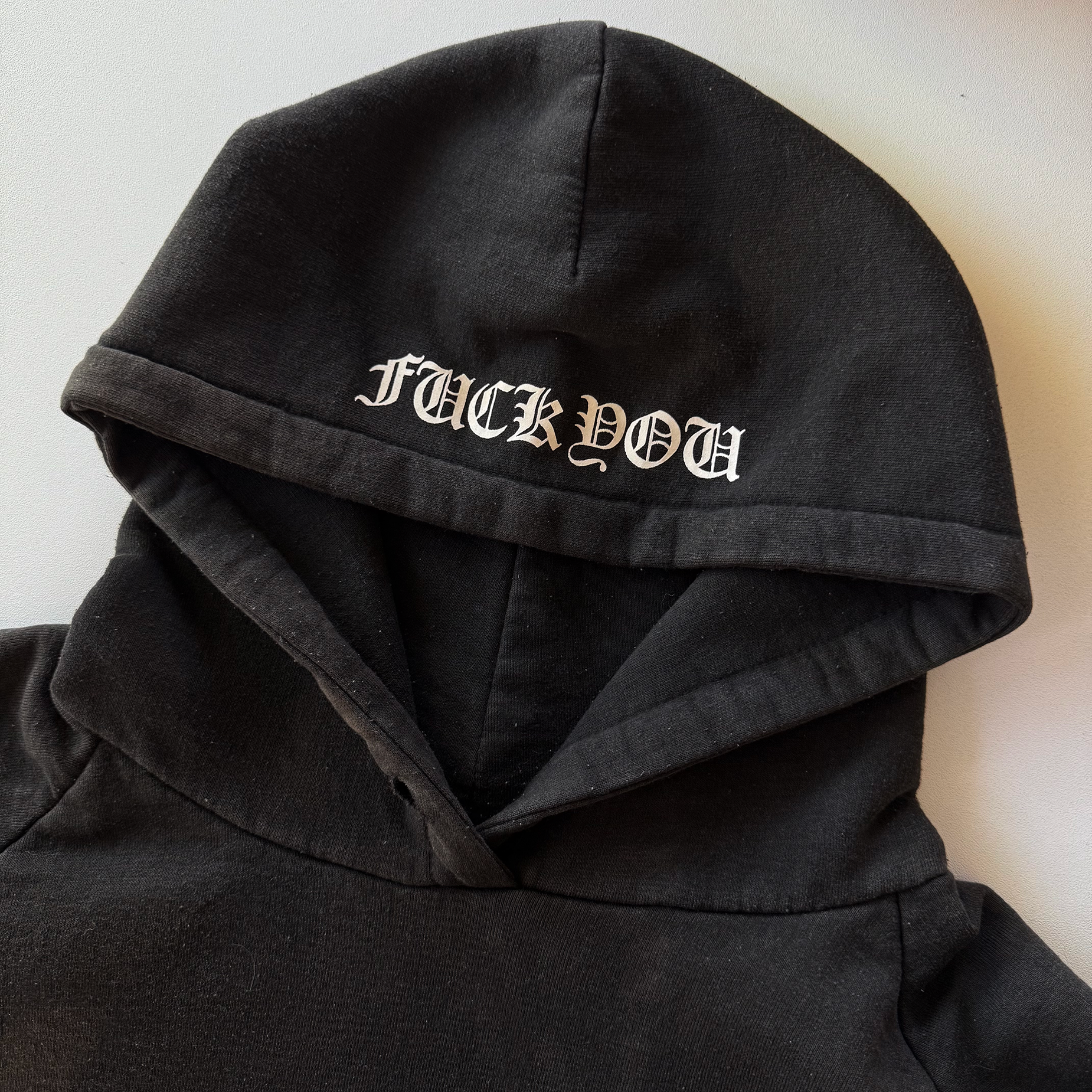 Chrome Hearts Vintage Horseshoe Thermal Sweatshirt Hoodie