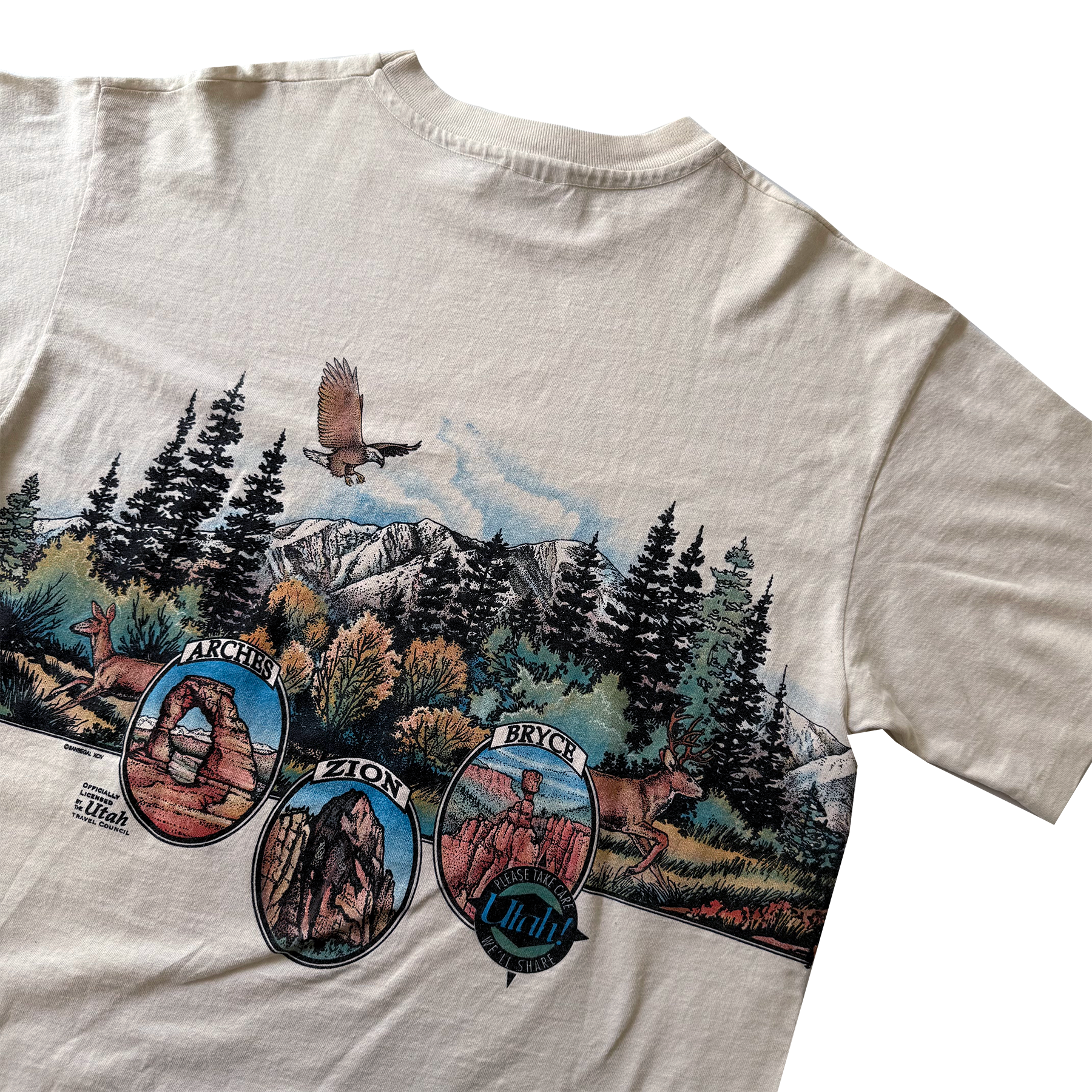 Vintage 1994 Utah Earth Day AOP Tee