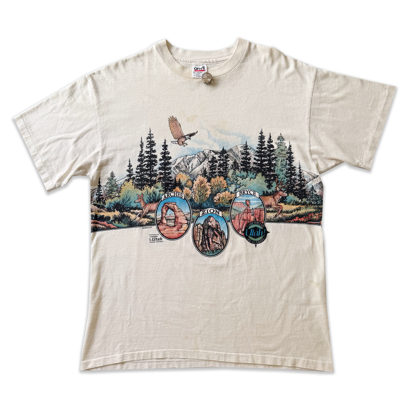 Vintage 1994 Utah Earth Day AOP Tee