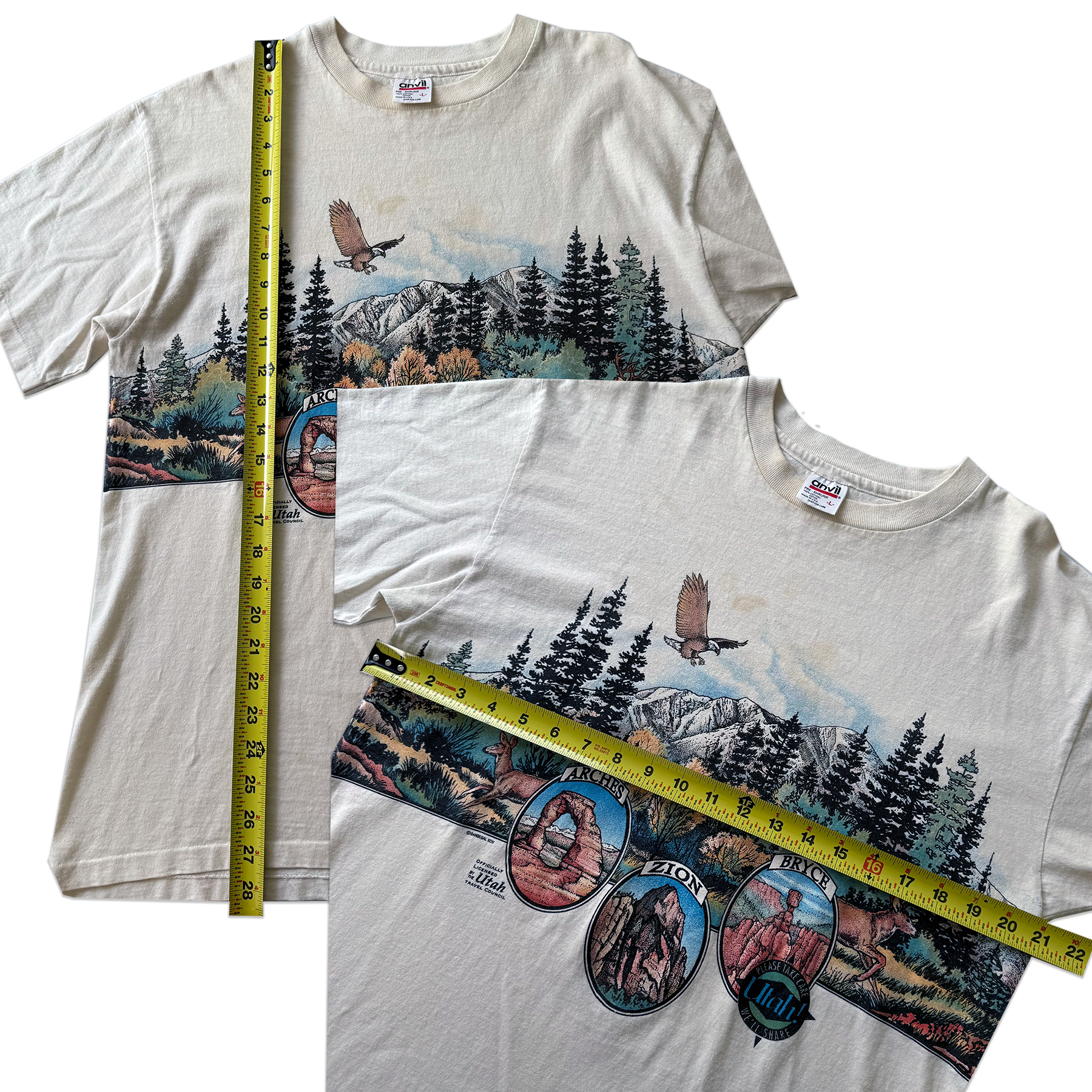 Vintage 1994 Utah Earth Day AOP Tee