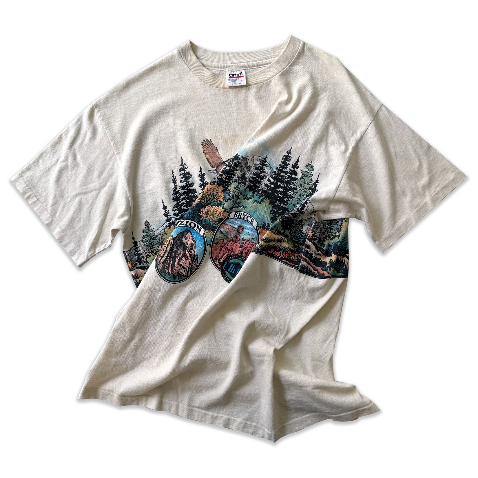 Vintage 1994 Utah Earth Day AOP Tee