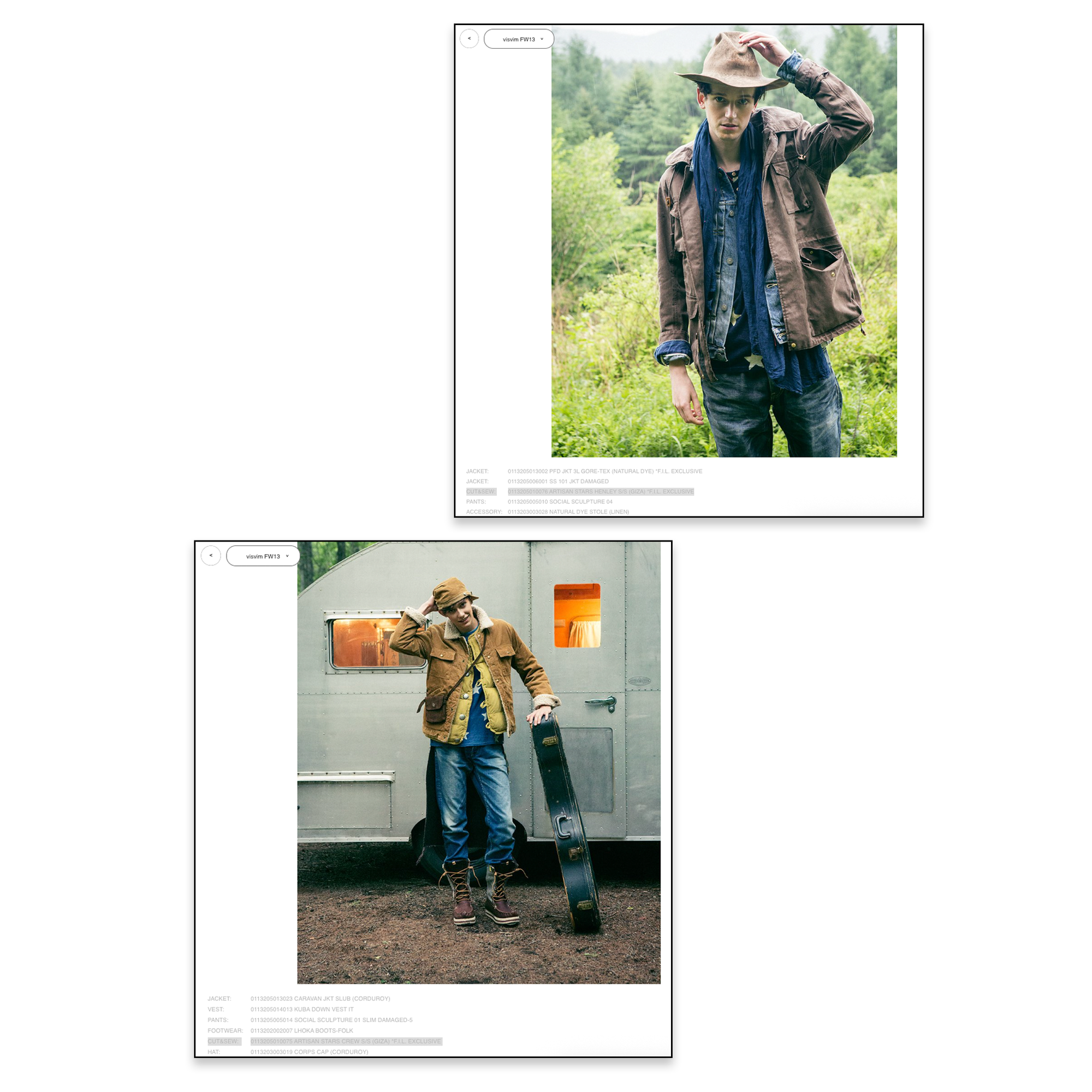 Visvim AW13 Artisan Stars Hoodie