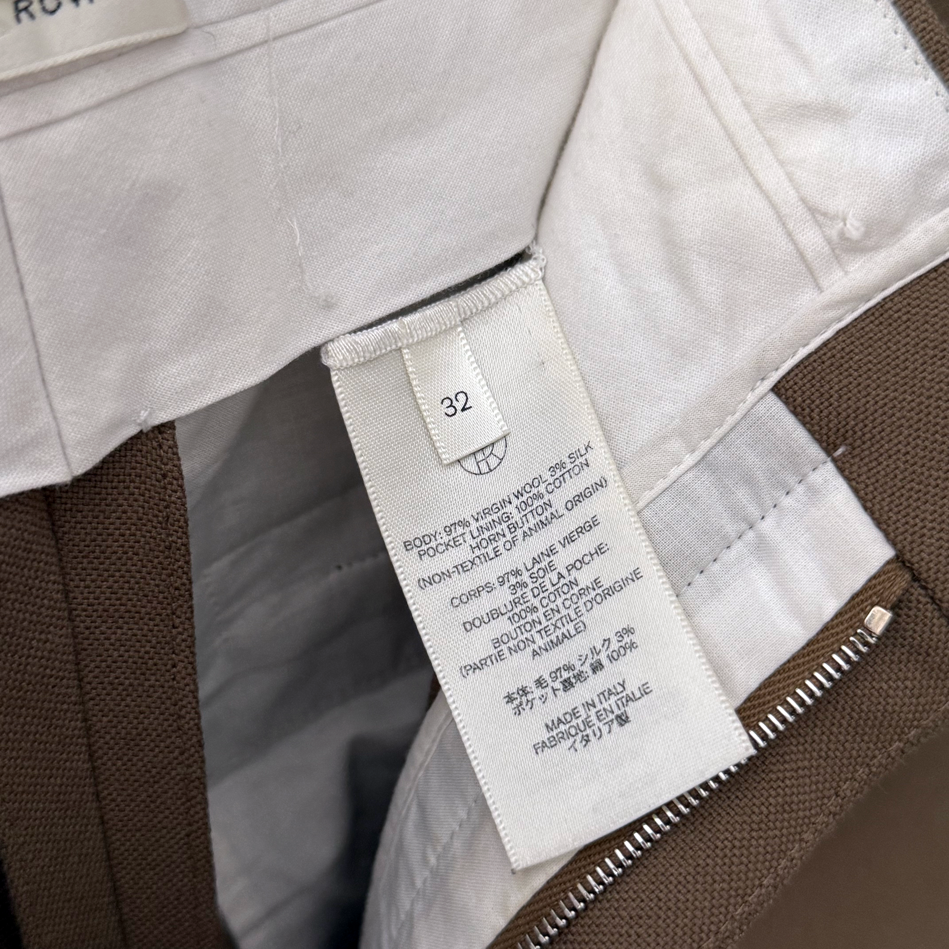 The Row Wool Pleated Suit Trousers