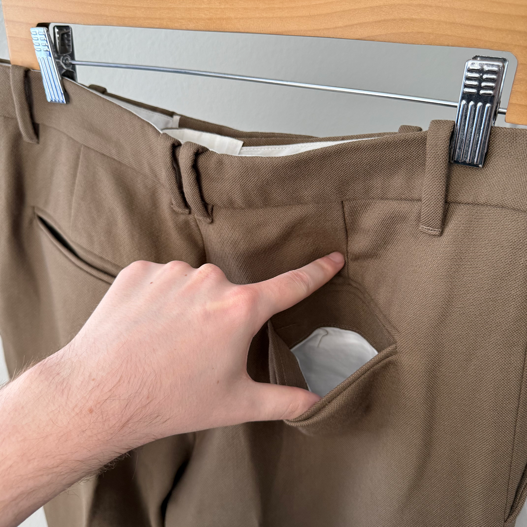 The Row Wool Pleated Suit Trousers