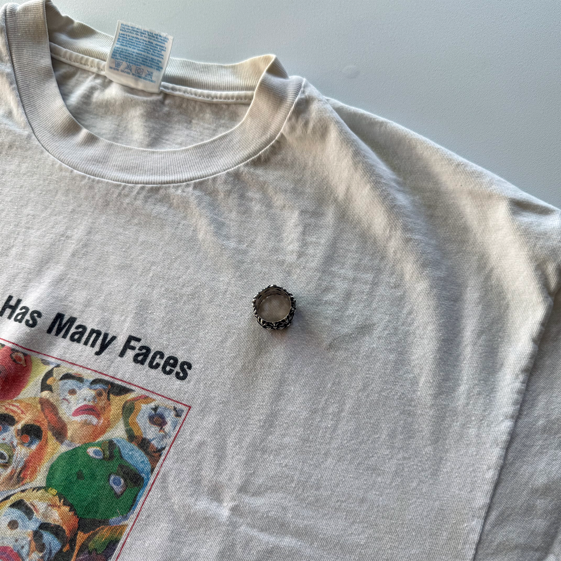 Vintage 1995 Xanax Alprazolam "Anxiety Has Many Faces" Tee