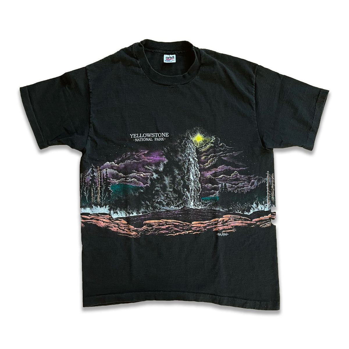 Vintage 1991 Yellowstone National Park AOP Tee
