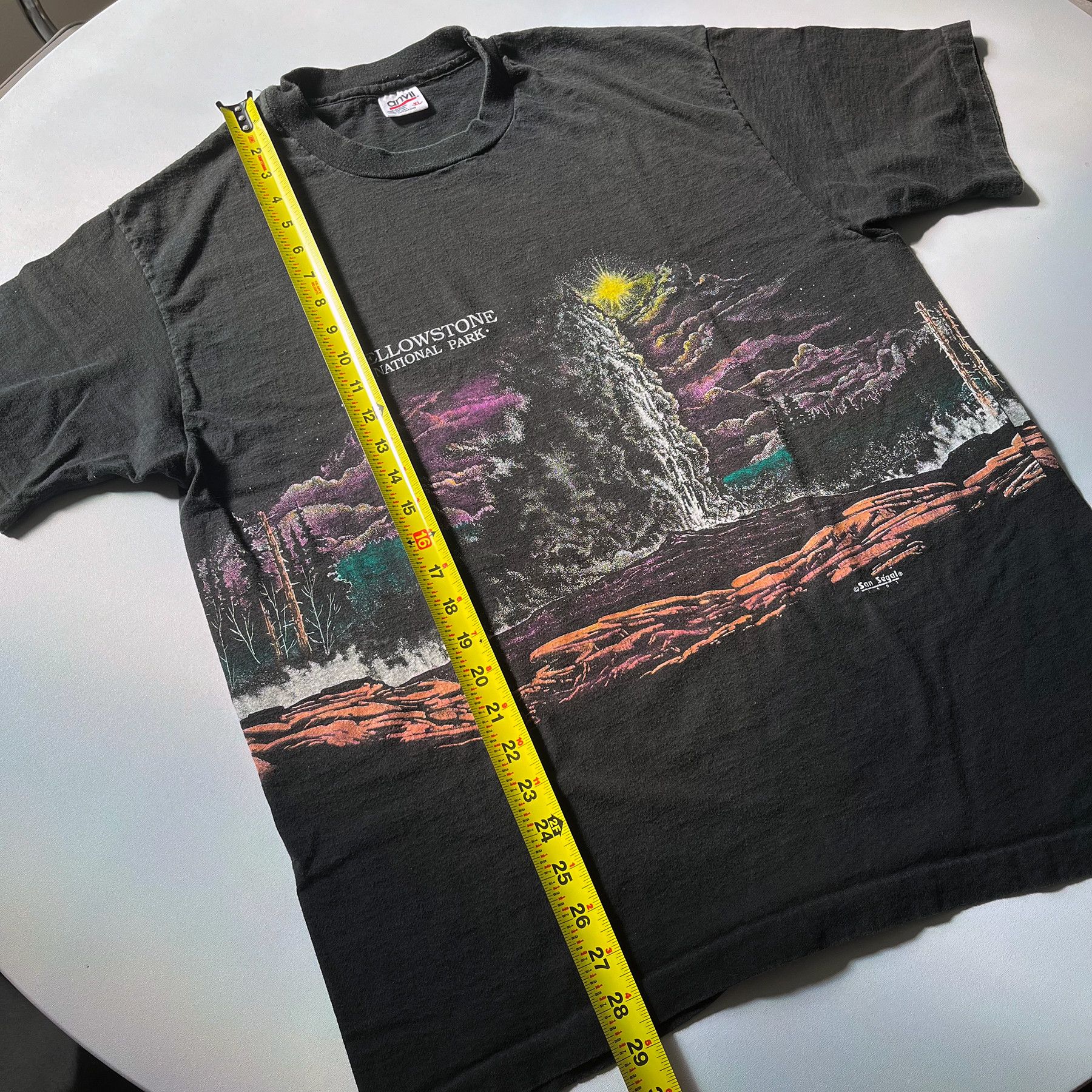 Vintage 1991 Yellowstone National Park AOP Tee