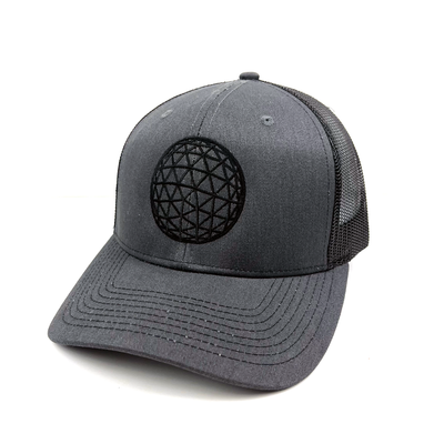 Reworked Vanguard Classic Logo Embroidered Trucker Hat (Slate)