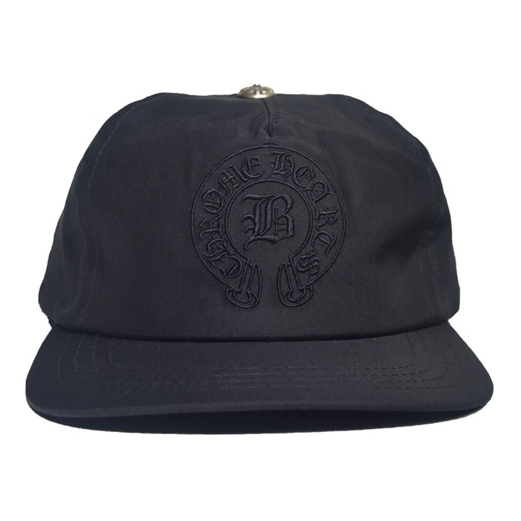 Chrome Hearts x Bella Hadid Silk Leather Strapback Hat