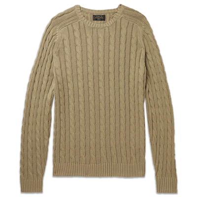 Beams Plus Cable Knit Sweater (MSRP: $200)