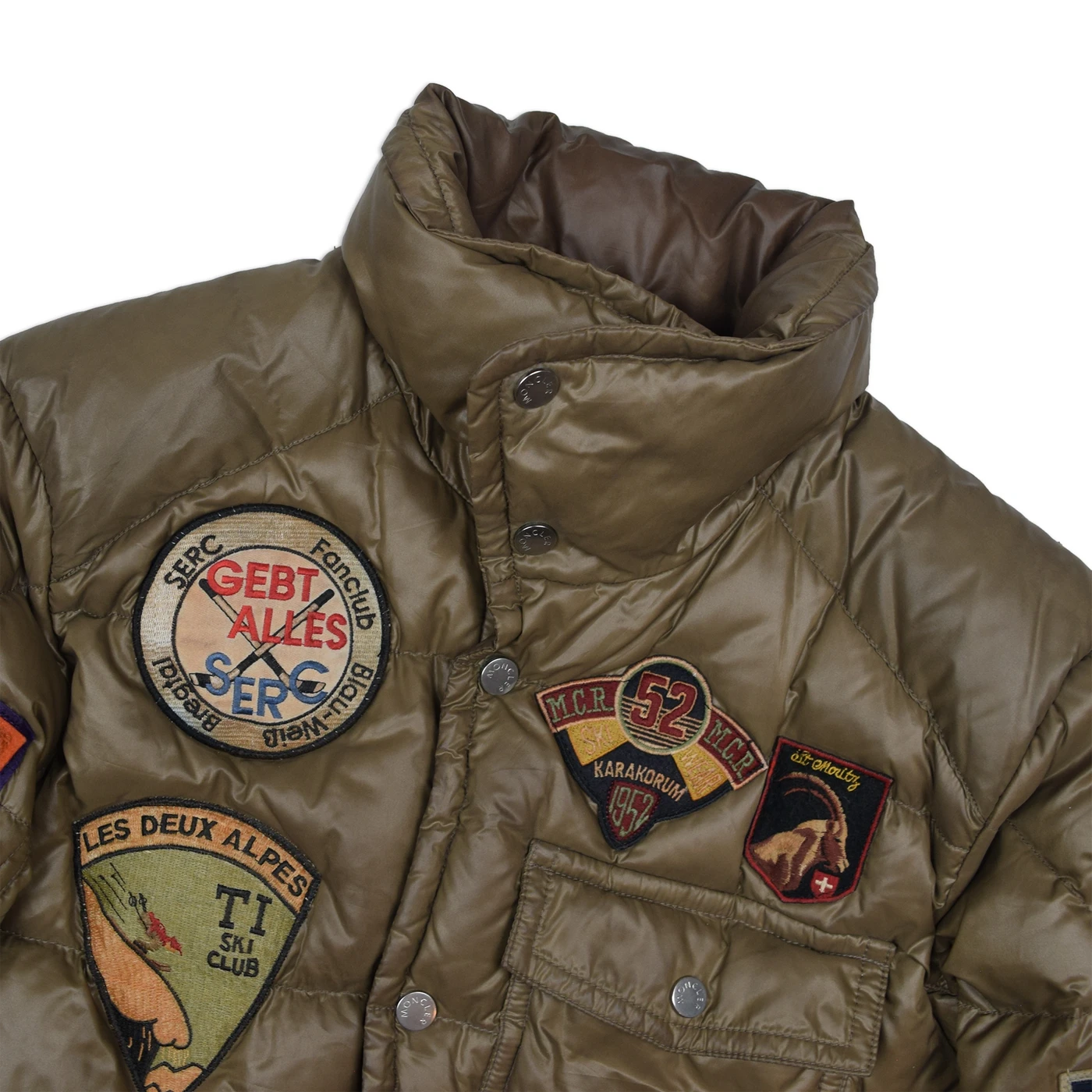 Moncler Les Deux Patchwork Down Jacket