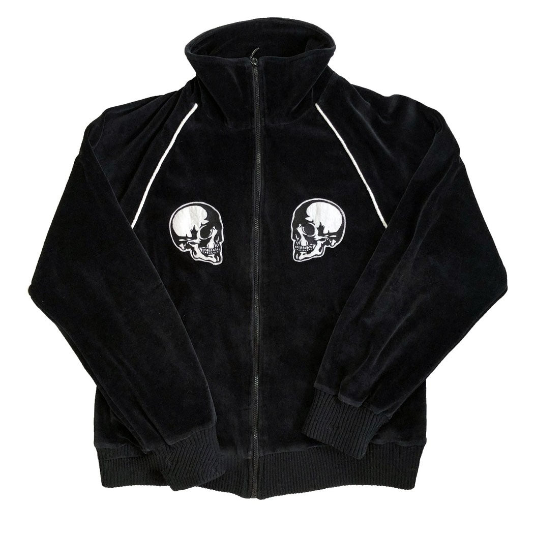 Number (N)ine SS04 Velour Skull Zip Up