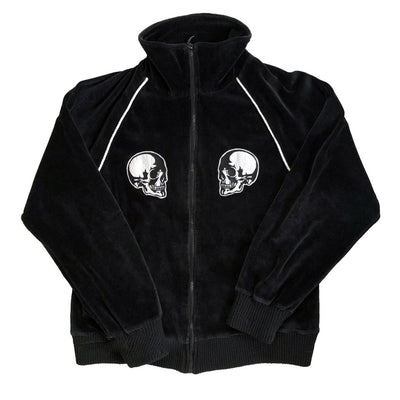 Number (N)ine SS04 Velour Skull Zip Up