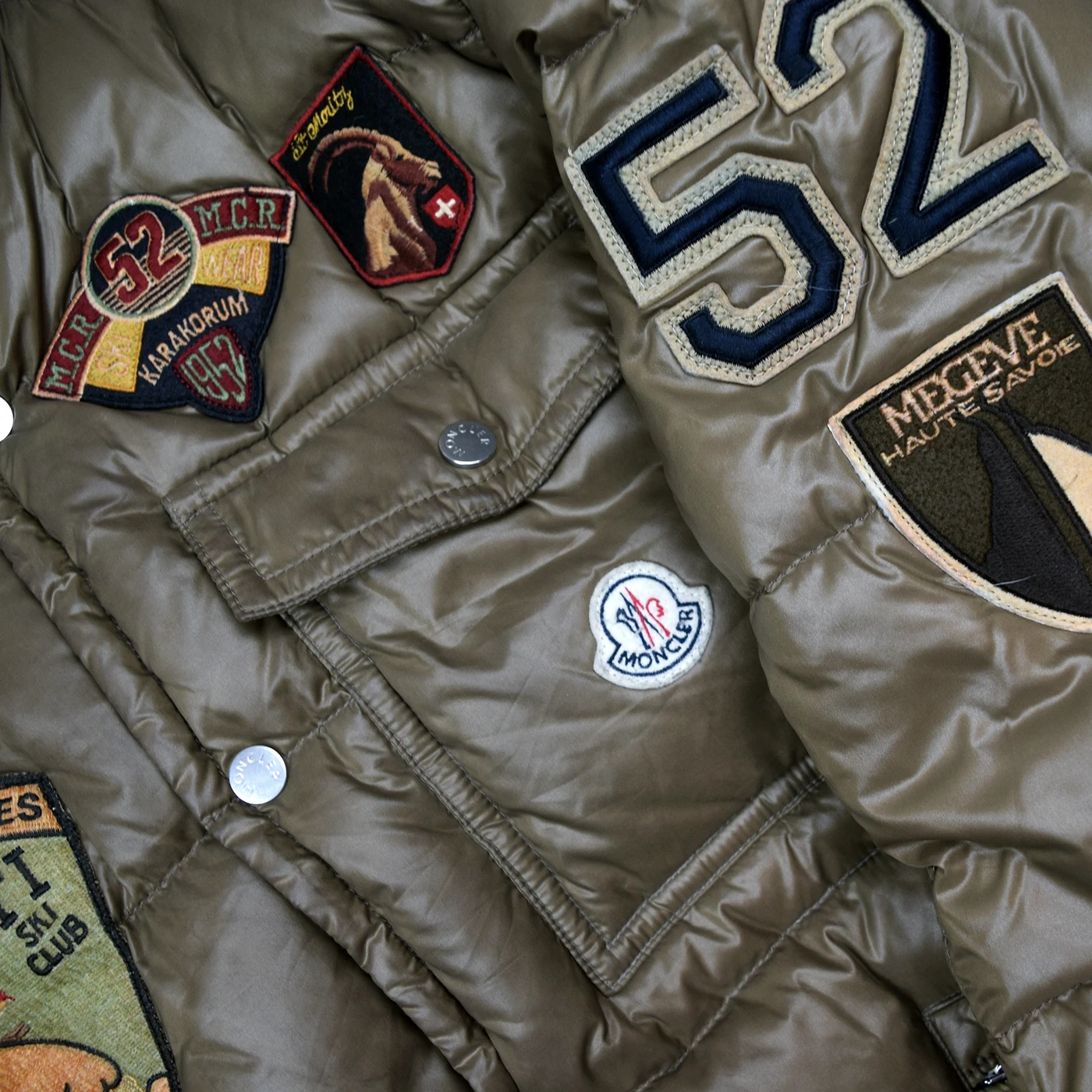 Moncler Les Deux Patchwork Down Jacket