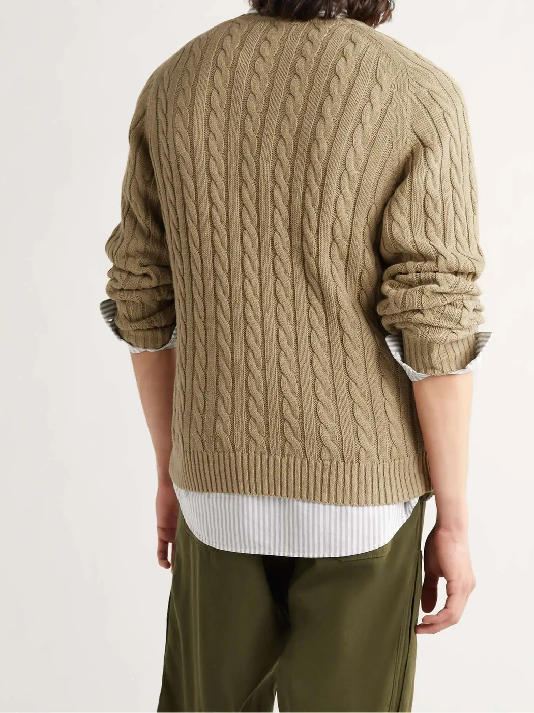 Beams Plus Cable Knit Sweater (MSRP: $200)