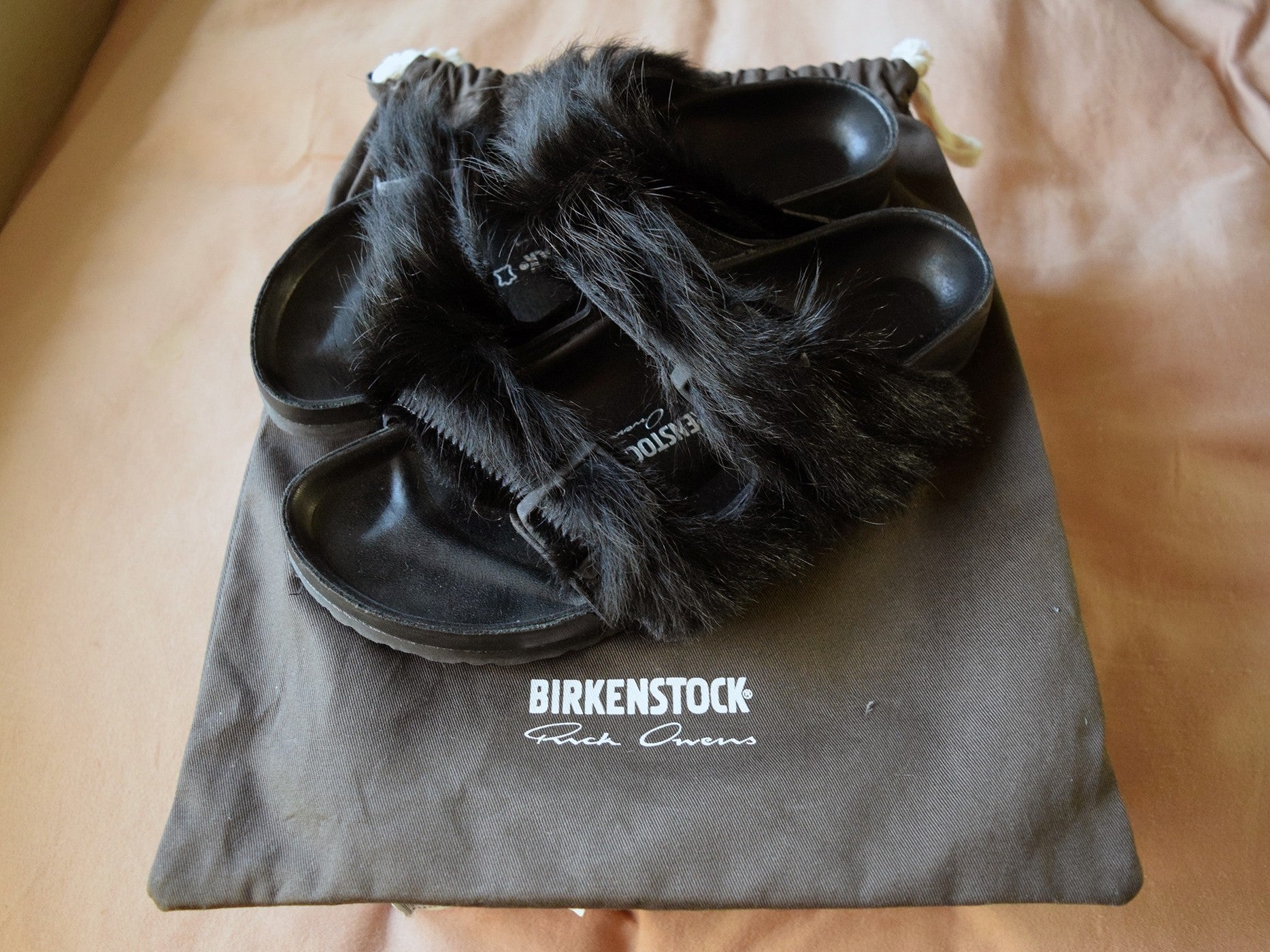 Rick Owens x Birkenstock 2018 Ponyhair Arizona Sandals