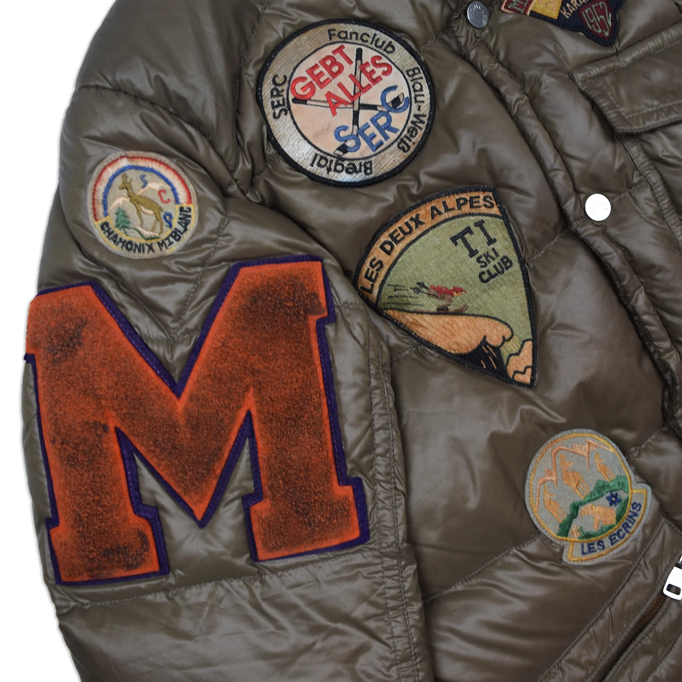 Moncler Les Deux Patchwork Down Jacket