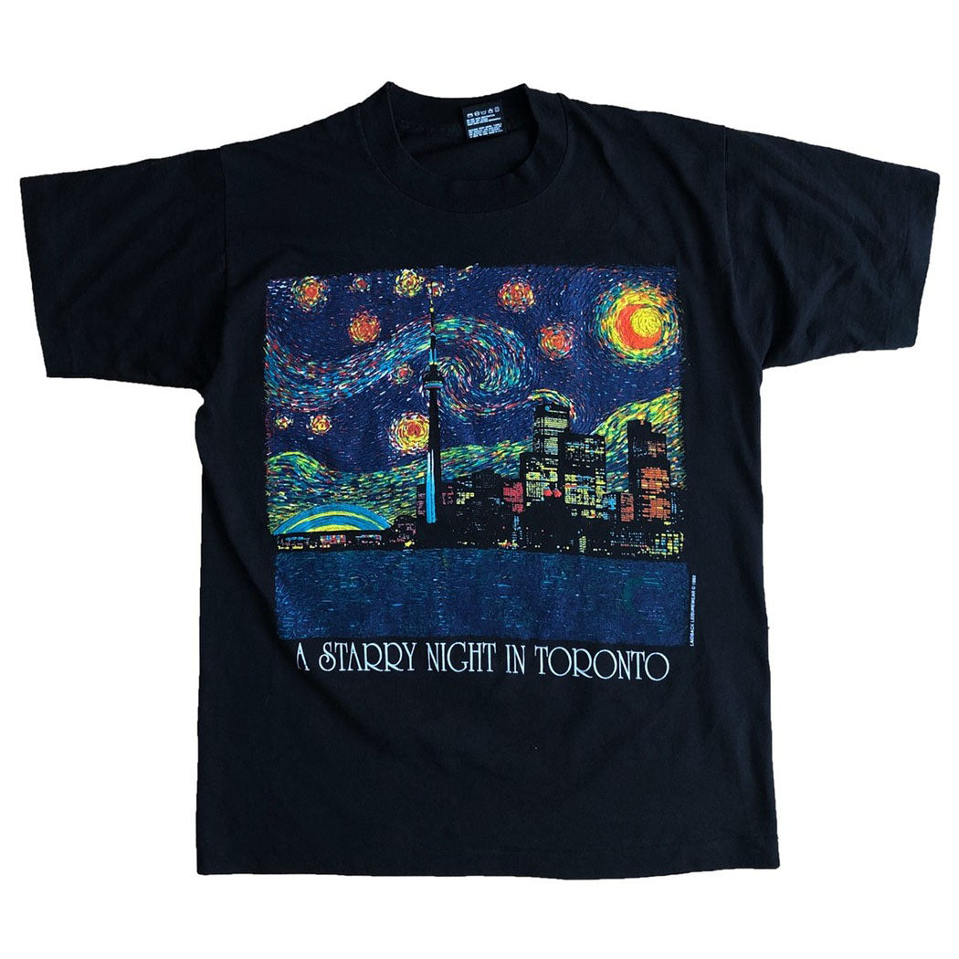 Vintage 1992 Van Gogh Starry Night Toronto Tee