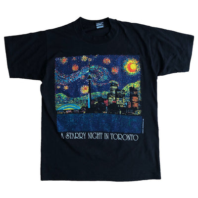 Vintage 1992 Van Gogh Starry Night Toronto Tee