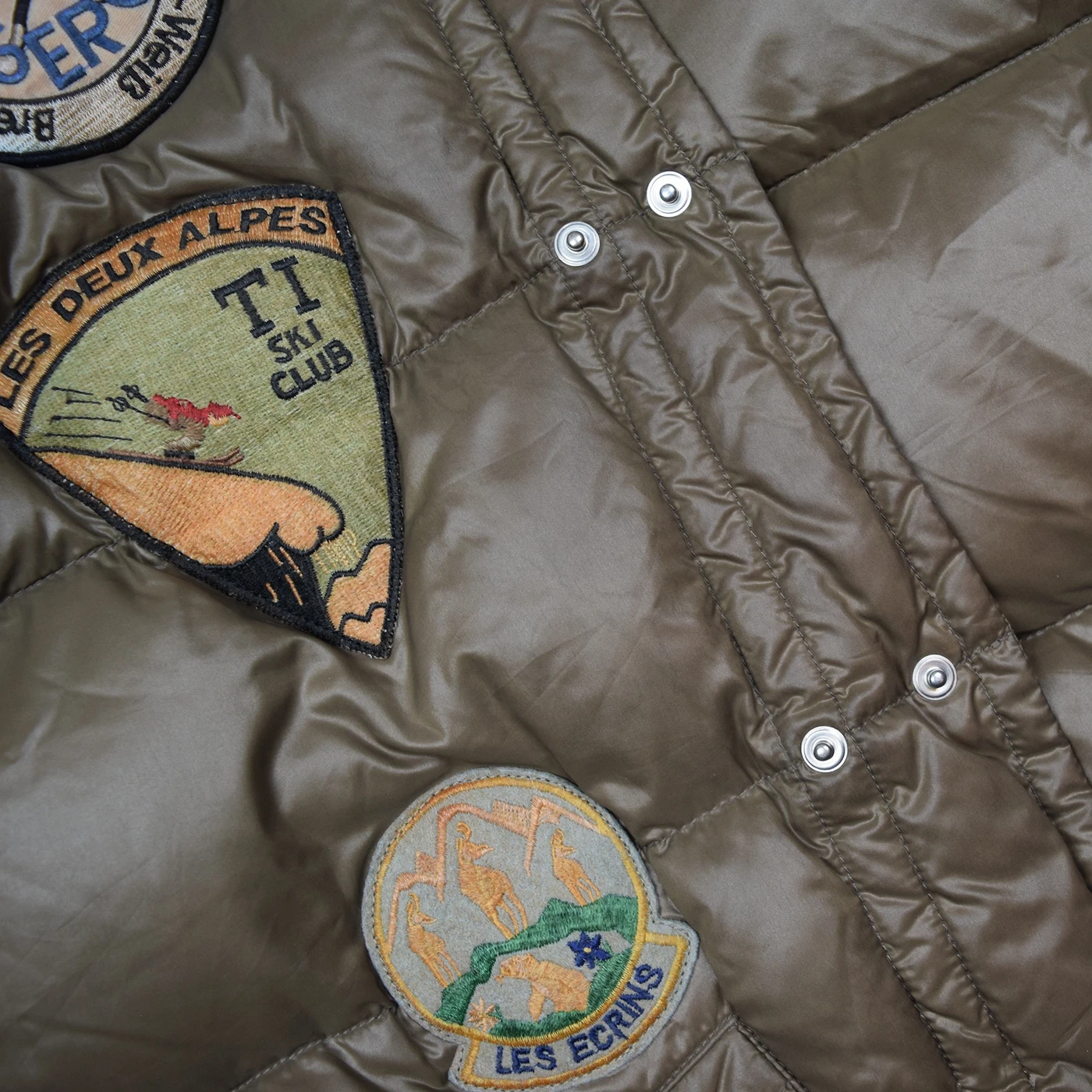 Moncler Les Deux Patchwork Down Jacket