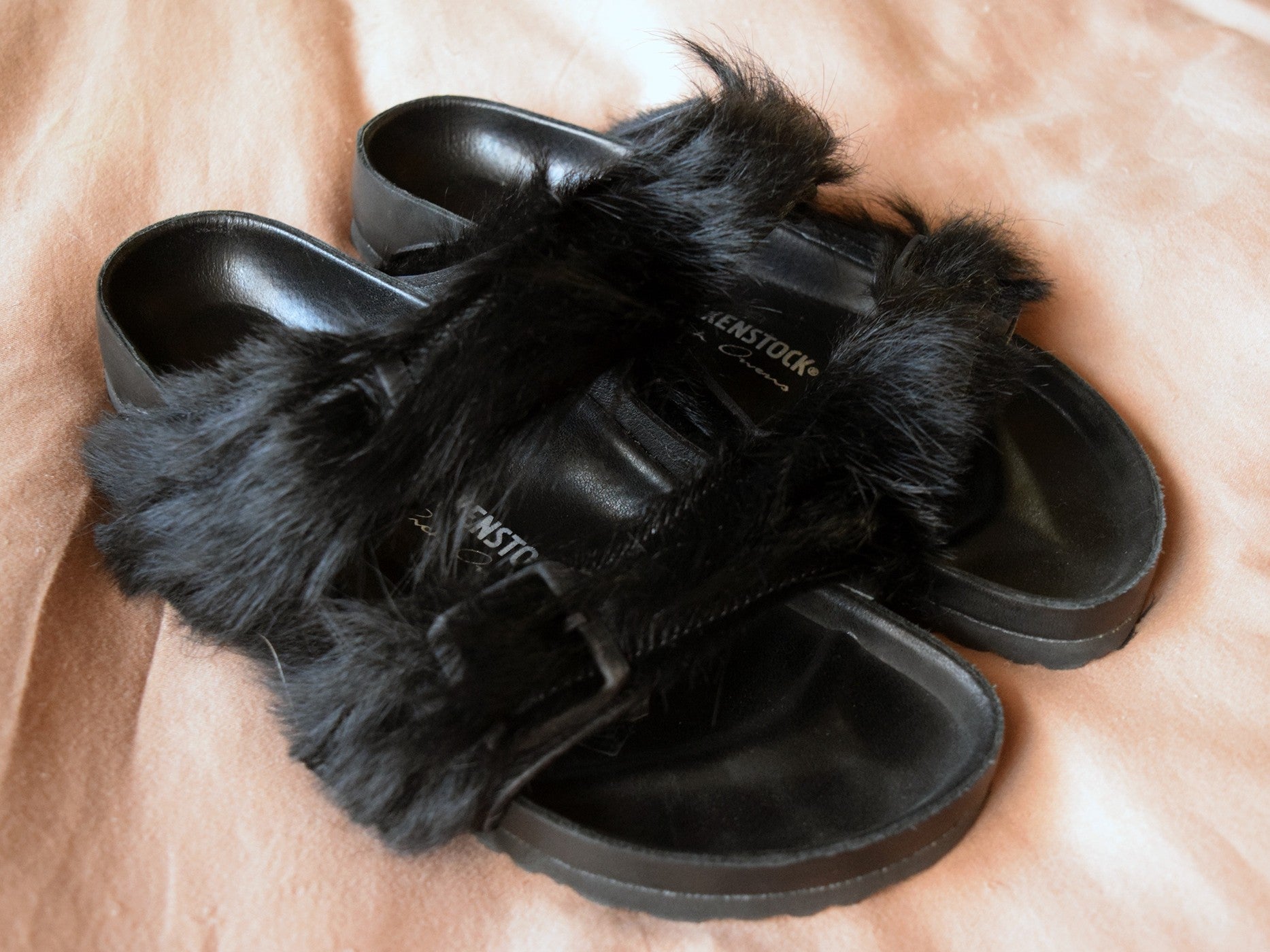 Rick Owens x Birkenstock 2018 Ponyhair Arizona Sandals