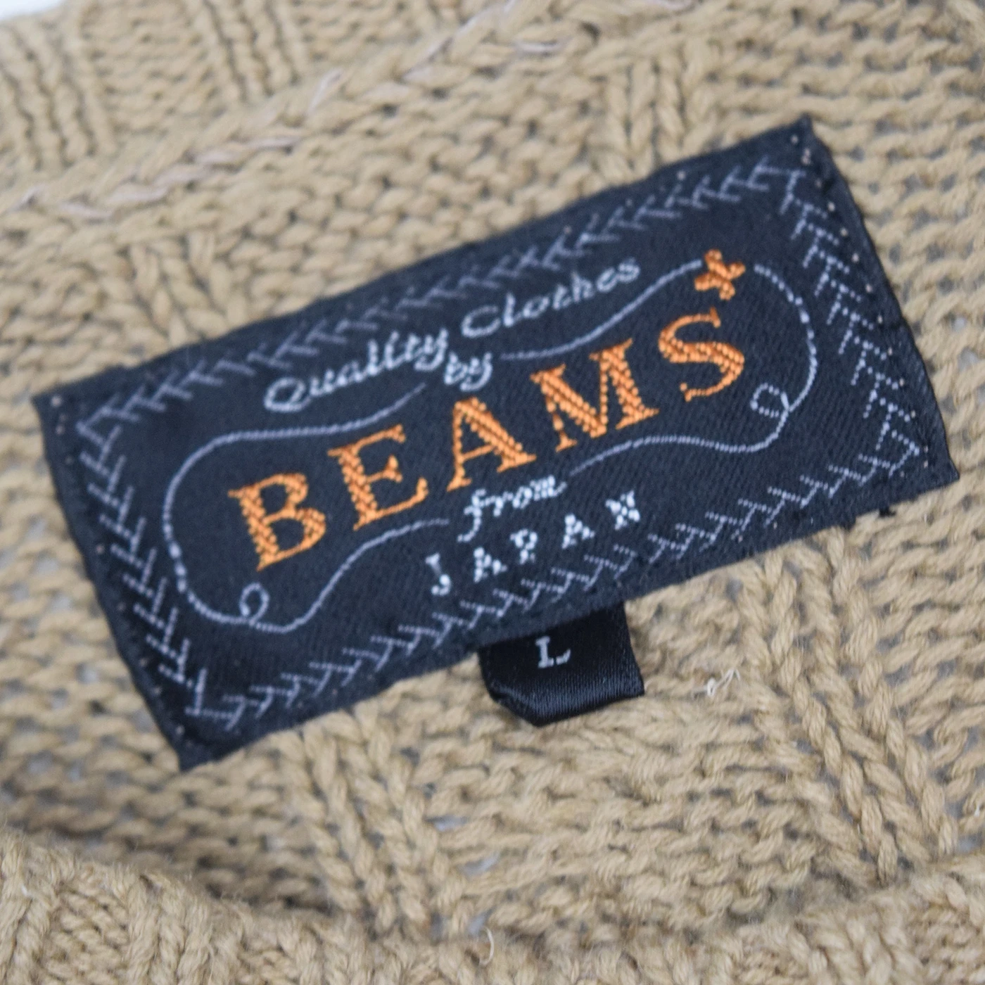 Beams Plus Cable Knit Sweater (MSRP: $200)