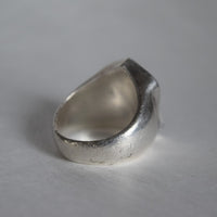 Number (N)ine SS01 'Time Migration' Silver Shield Ring