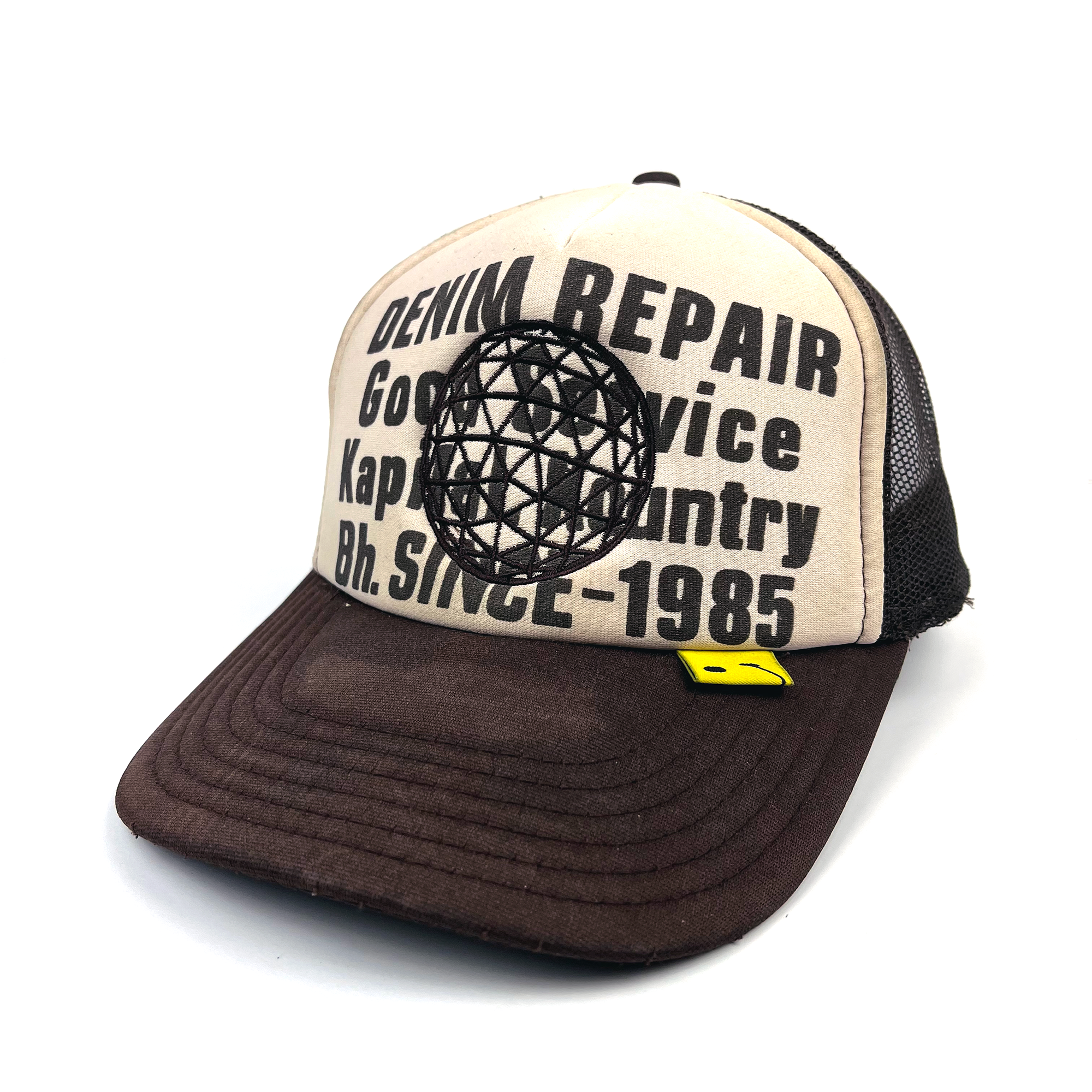 Reworked Vanguard Classic Logo Embroidered Trucker Hat (Kapital)