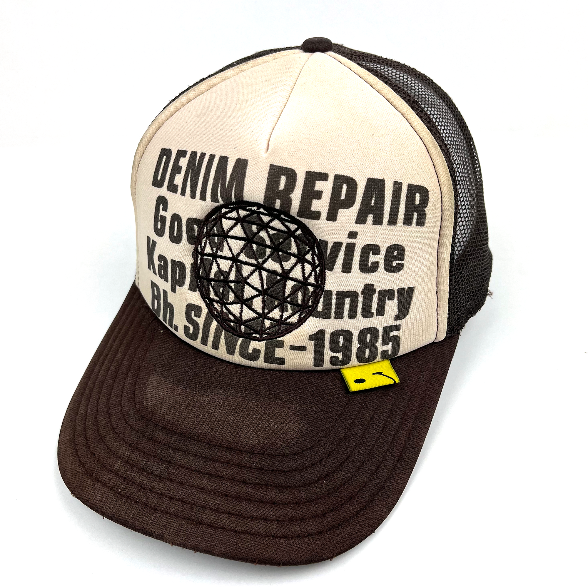 Reworked Vanguard Classic Logo Embroidered Trucker Hat (Kapital)